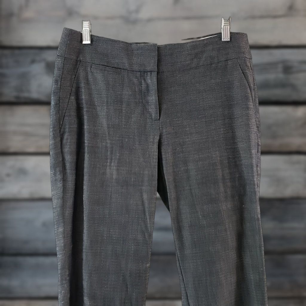 Ann Taylor Ann Taylor LOFT Womens Julie Ankle Pants Sz 4 Blue Mid Rise Rayon Blend Size 27" / US 4 / IT 40 - 1 Thumbnail