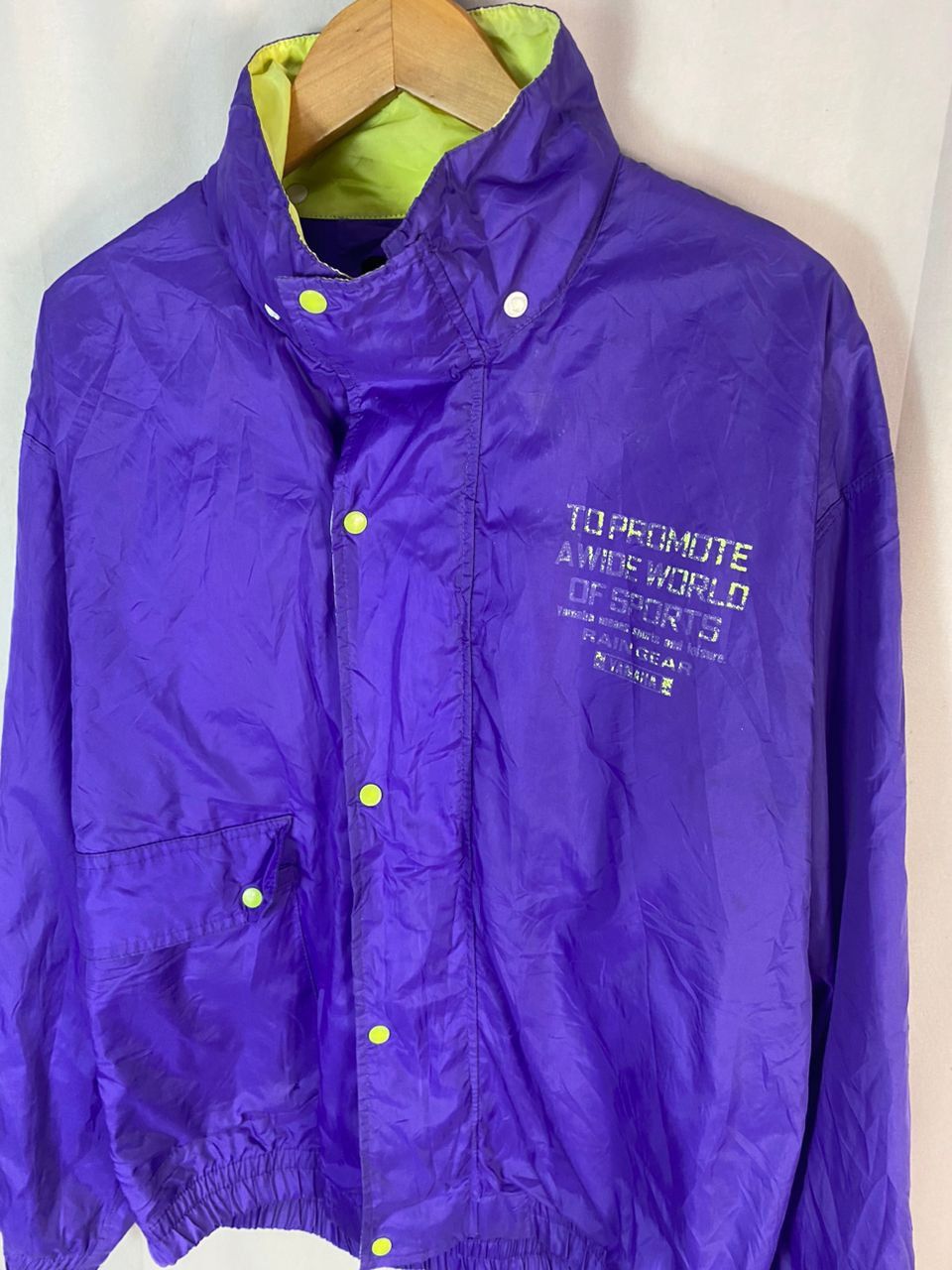 Japanese Brand × Vintage × Yamaha Vintage Yamaha waterproof zipper jacket Size US L / EU 52-54 / 3 - 2 Thumbnail