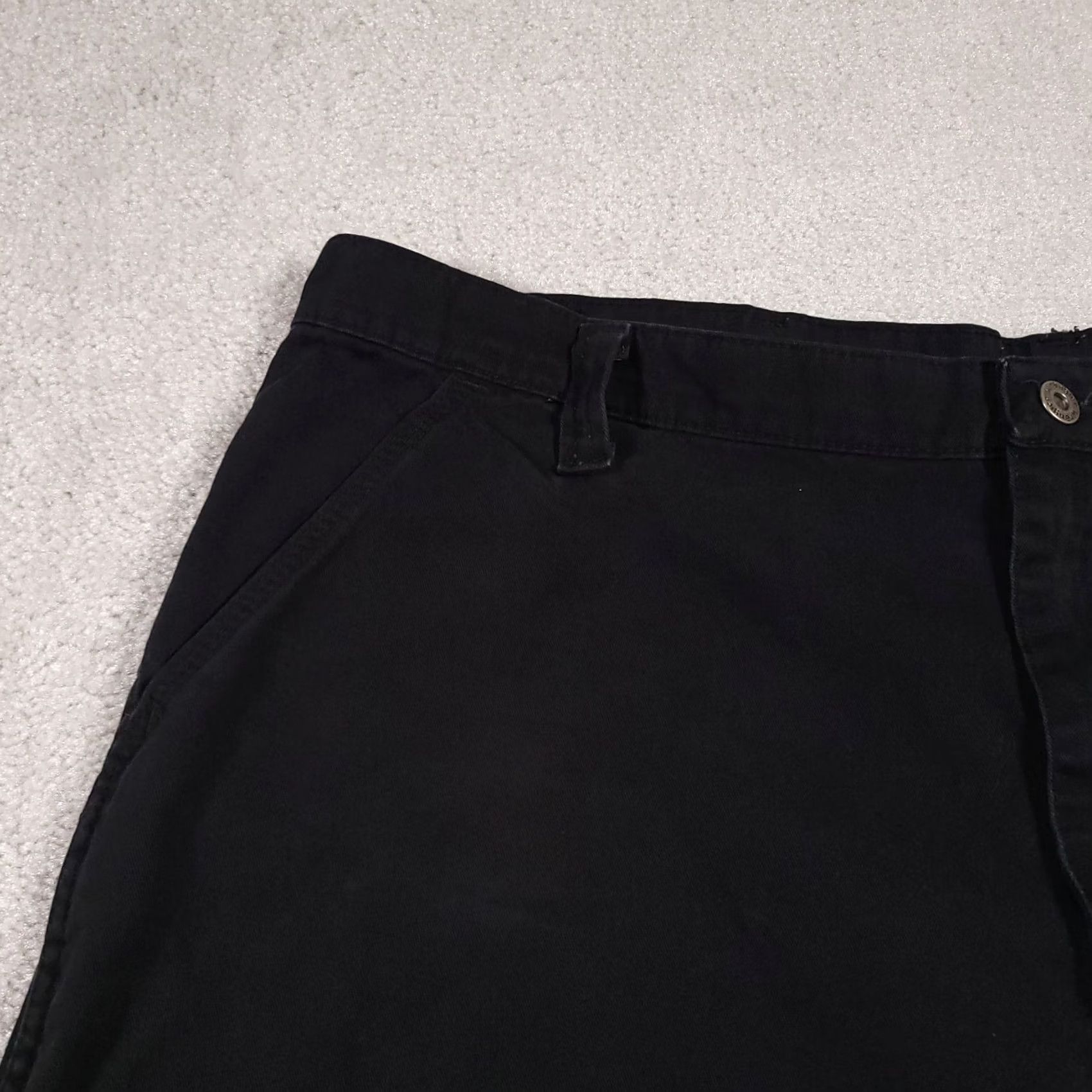 Wrangler Wrangler Regular Fit Cargo Pants Mens 40X30 Black Workwear Straight Fit Size US 40 / EU 56 - 4 Thumbnail