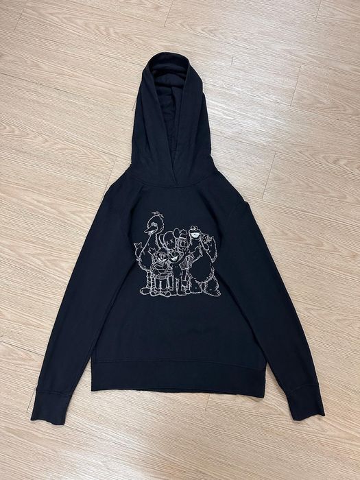 Uniqlo Rare And Beautiful Uniqlo X Kaws X Sesame Street Hoodie