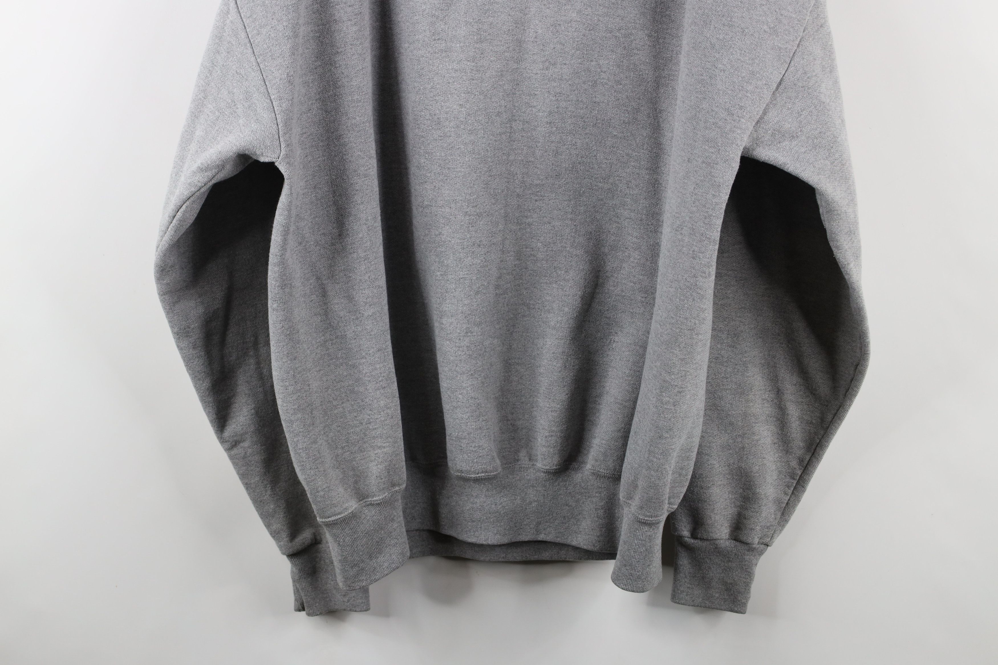 Vintage Vintage 90s Streetwear Heavyweight Hoodie Sweatshirt Gray Size US XL / EU 56 / 4 - 12 Thumbnail