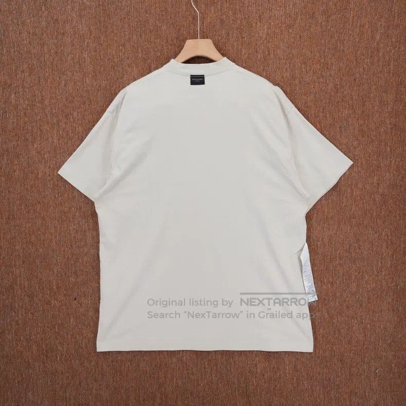 Balenciaga Balenciaga XXXL Embroidered Beige Short Sleeve Size US M / EU 48-50 / 2 - 2 Thumbnail