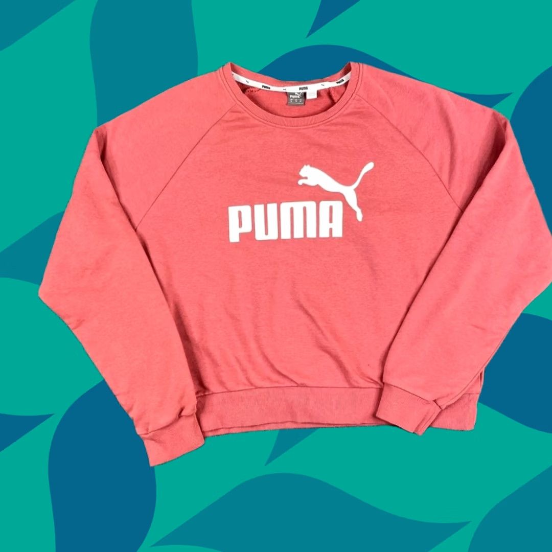 Puma Puma Sweatshirt Womens XL Pink Crewneck Long Sleeve Logo Pullover Athletic Womens XL Pink Crewneck Sweatshirt Size XL / US 12-14 / IT 48-50 - 1 Thumbnail