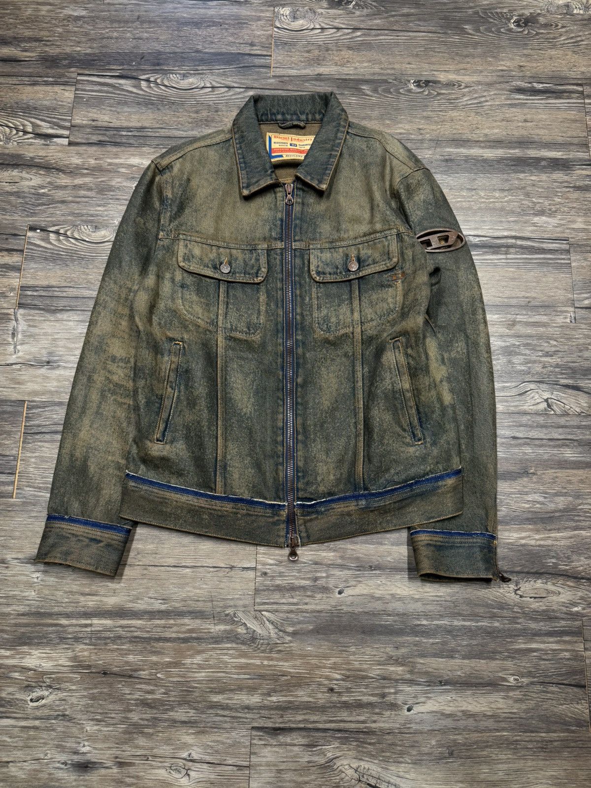 Diesel Diesel SSENSE Exclusive Denim Jacket Size US L / EU 52-54 / 3 - 1 Thumbnail