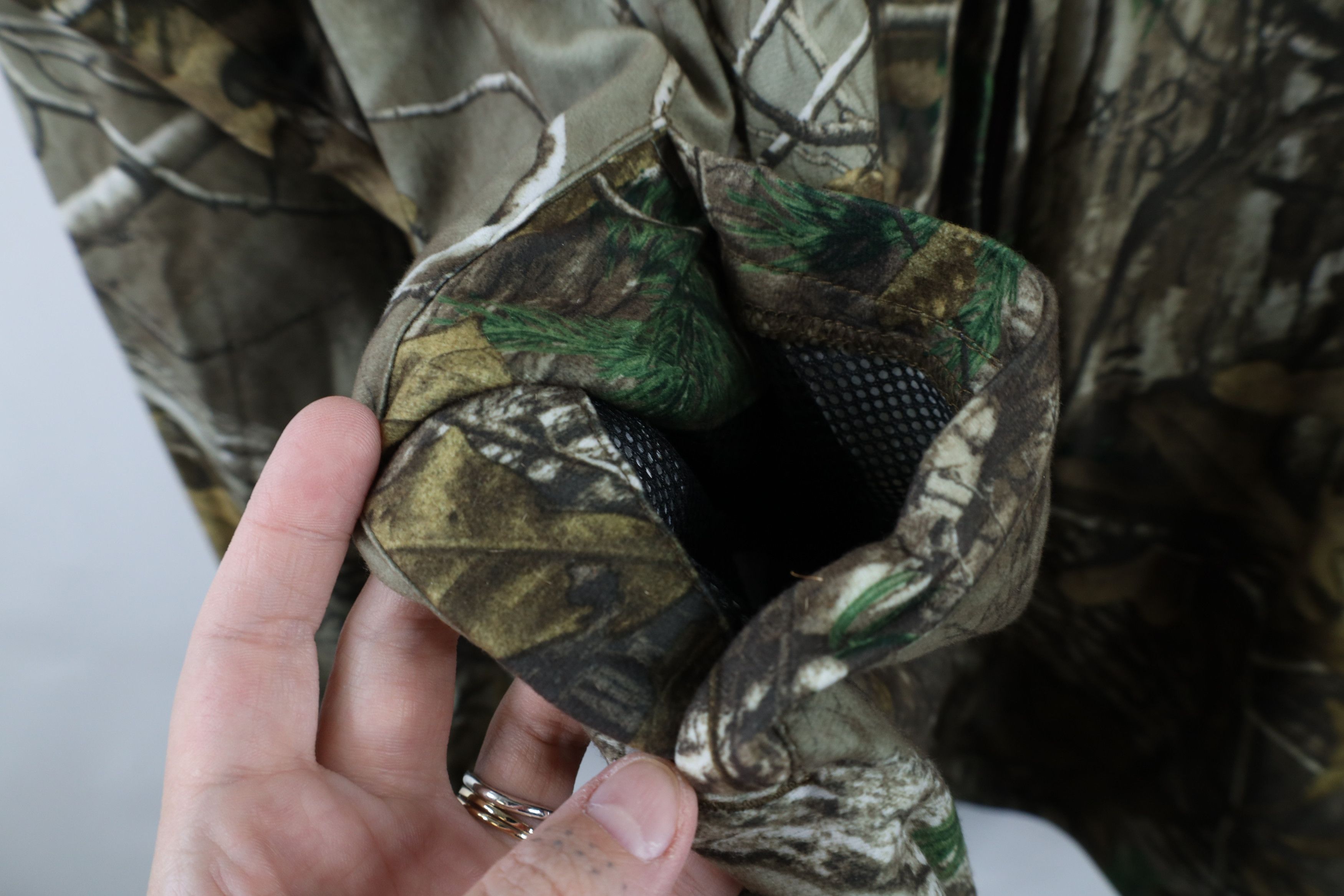 Vintage Vintage Camouflage Insect Shield Chamois Cloth Hooded Jacket Size US XXL / EU 58 / 5 - 7 Thumbnail