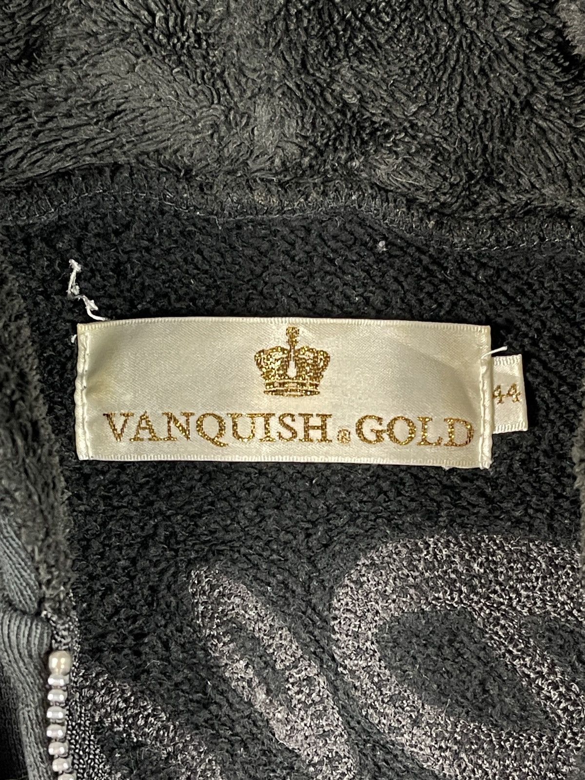 If Six Was Nine 2000s Vanquish Gold Japan Pullover Distressed Zip Up Hoodie Size US M / EU 48-50 / 2 - 9 Thumbnail