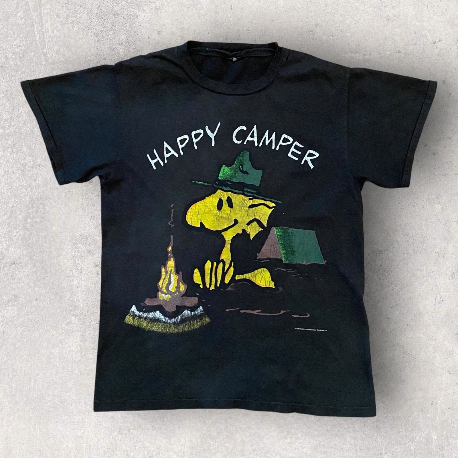 Changes × Peanuts Vintage Peanuts Woodstock Happy Camper T Shirt Size US M / EU 48-50 / 2 - 1 Thumbnail