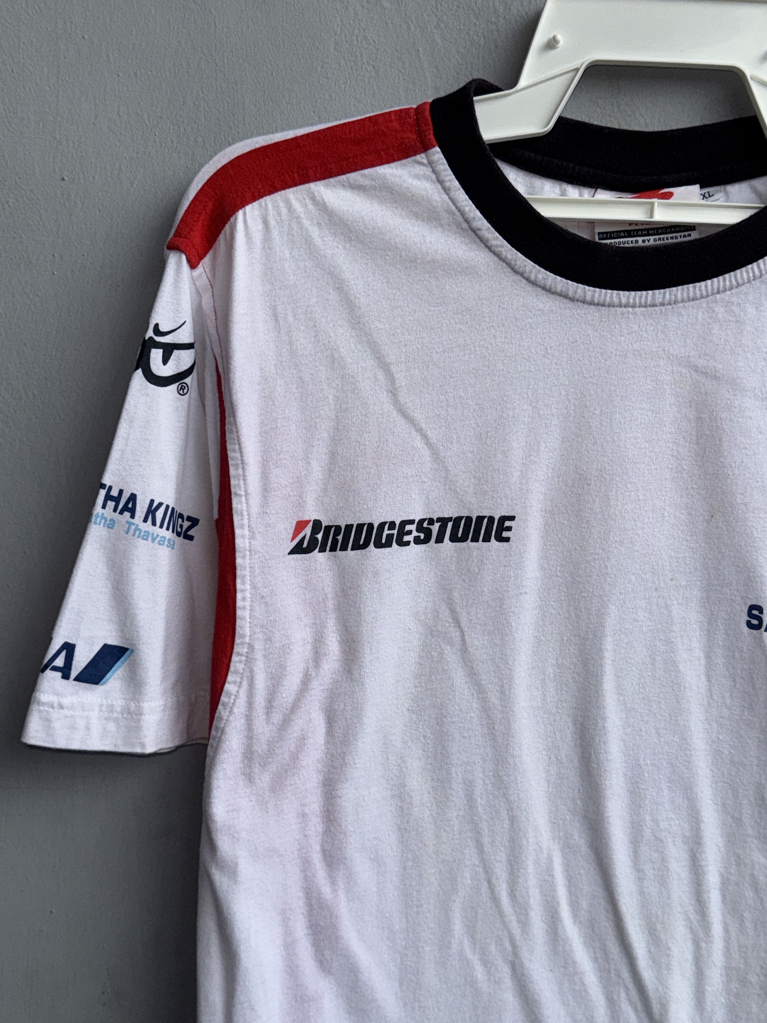 Formula 1 Honda Super Aguri F1 Team Vintage T-Shirt Size US L / EU 52-54 / 3 - 3 Thumbnail