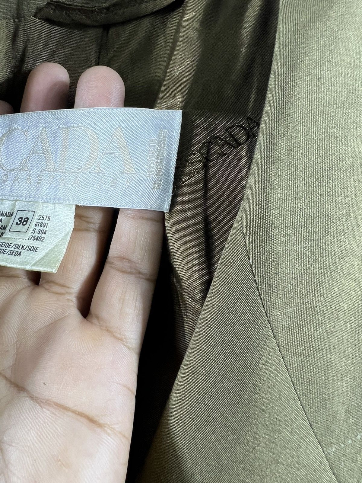 Escada 🔥 ESCADA by Margaretha Ley Silk Double Breasted Coat - 38 Size M / US 6-8 / IT 42-44 - 11 Thumbnail