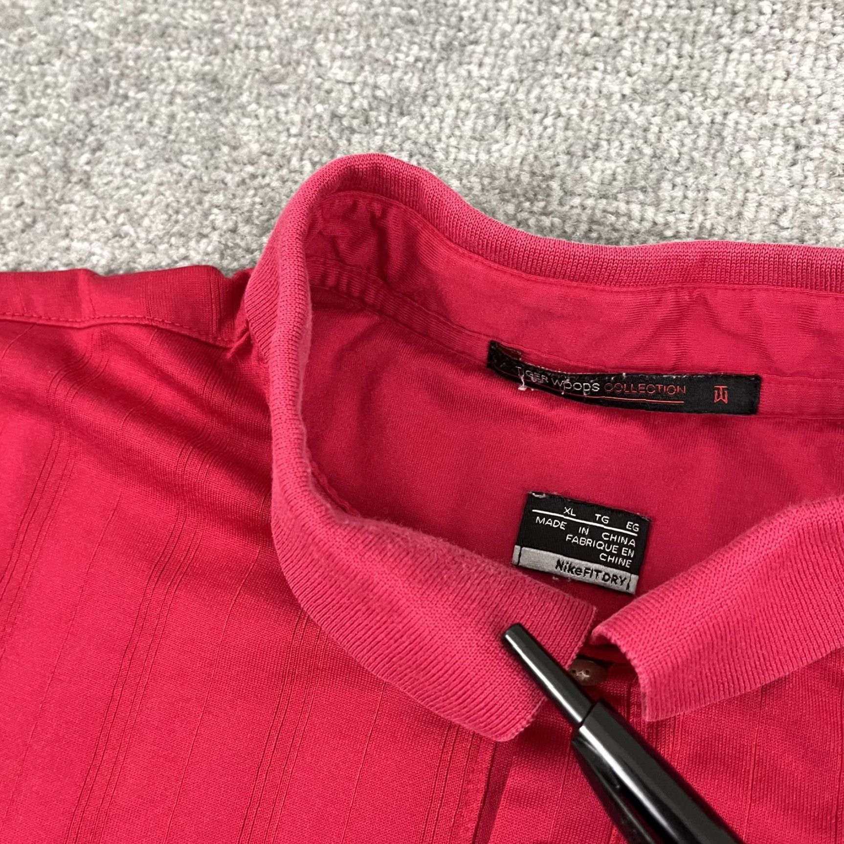 Nike VTG Nike Tiger Woods Polo Shirt Mens XL Sunday Red Classic Golf Polo Shirt Essentials Size US XL / EU 56 / 4 - 6 Thumbnail