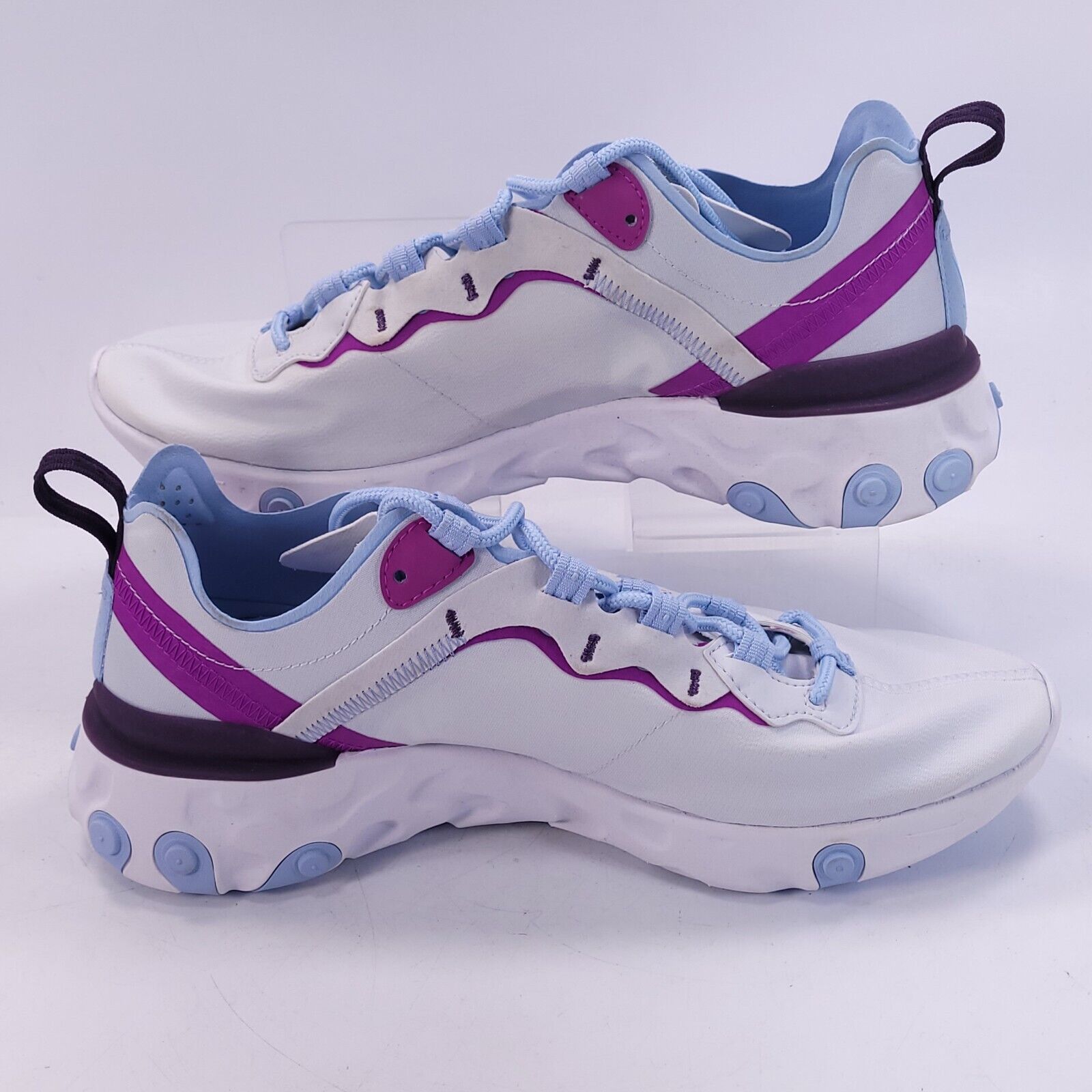 Nike Nike React Element 55 Shoe Womens Size 10 BQ2728-008 White Size US 10 / IT 40 - 5 Thumbnail
