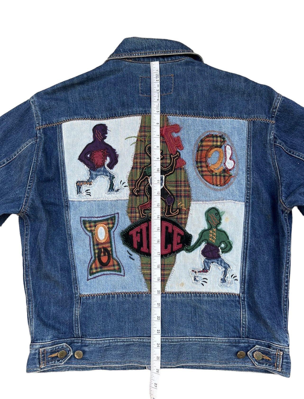 Yoshiyuki Konishi VTG FICCE Yoshiyuki Konishi Patchwork Denim Dirty Jacket Size US XL / EU 56 / 4 - 5 Thumbnail