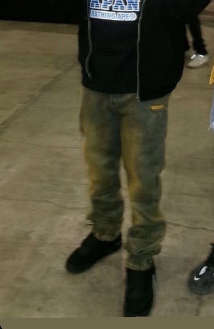 If Six Was Nine × Japanese Brand × Le Grande Bleu (L.G.B.) Mud Wash Denim Cut rare Size US 34 / EU 50 - 10 Thumbnail