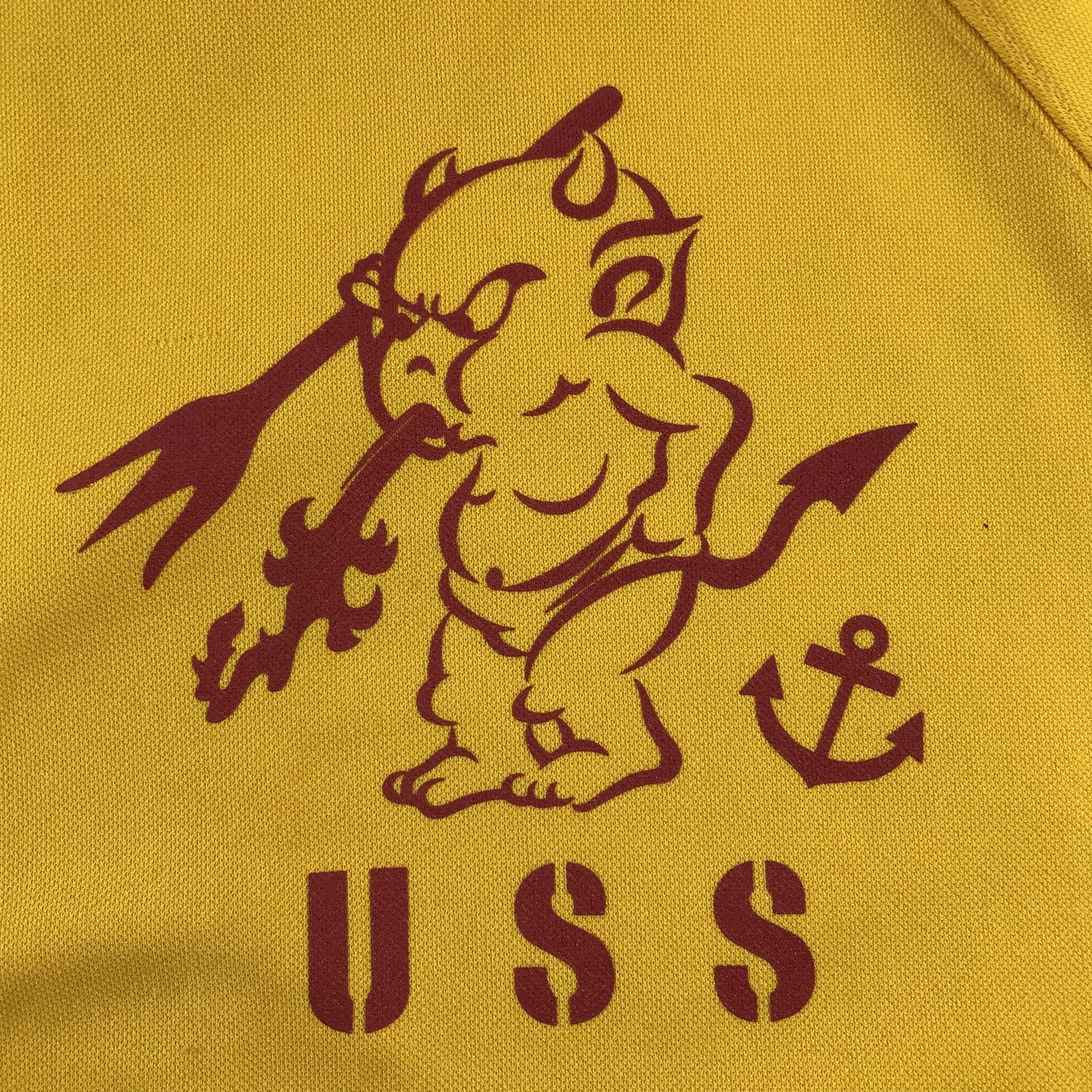 Tedman Ted Company Lucky Red Devil U.S Marines Zip-up Track Jacket Size US L / EU 52-54 / 3 - 4 Thumbnail