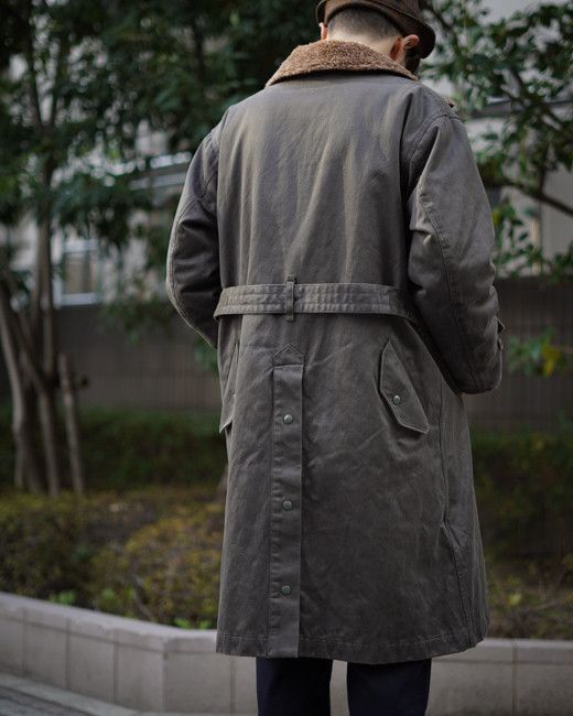 Engineered Garments Storm Coat-Coated Twill-Dk.Olive Size US M / EU 48-50 / 2 - 7 Thumbnail