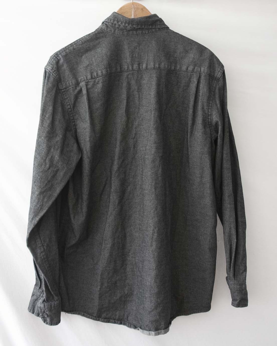 Wrangler Wrangler Shirt Chambray Denim Size M Dark Gray Size US M / EU 48-50 / 2 - 6 Thumbnail