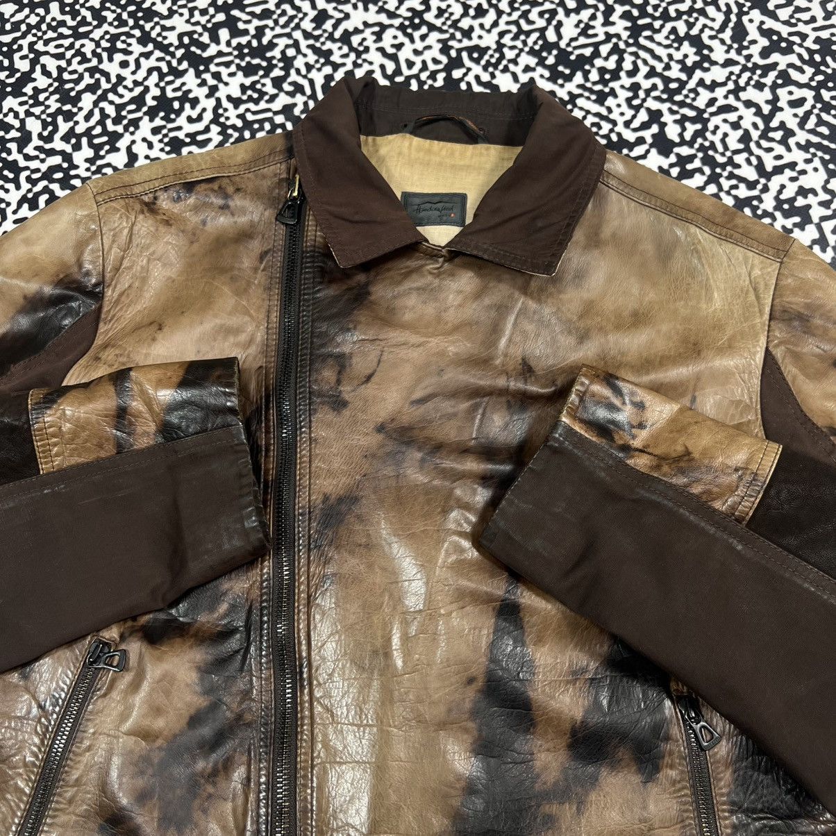 Hugo Boss HUGO BOSS Calfskin Leather Handcrafted Biker Jacket Rare Size US L / EU 52-54 / 3 - 10 Thumbnail