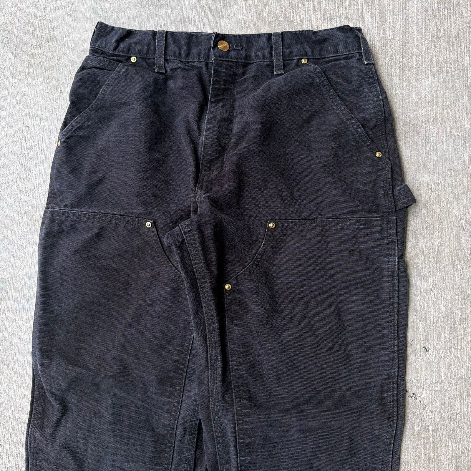 Carhartt × Vintage Carhartt black double knee work wear carpenter pants Size US 30 / EU 46 - 2 Thumbnail