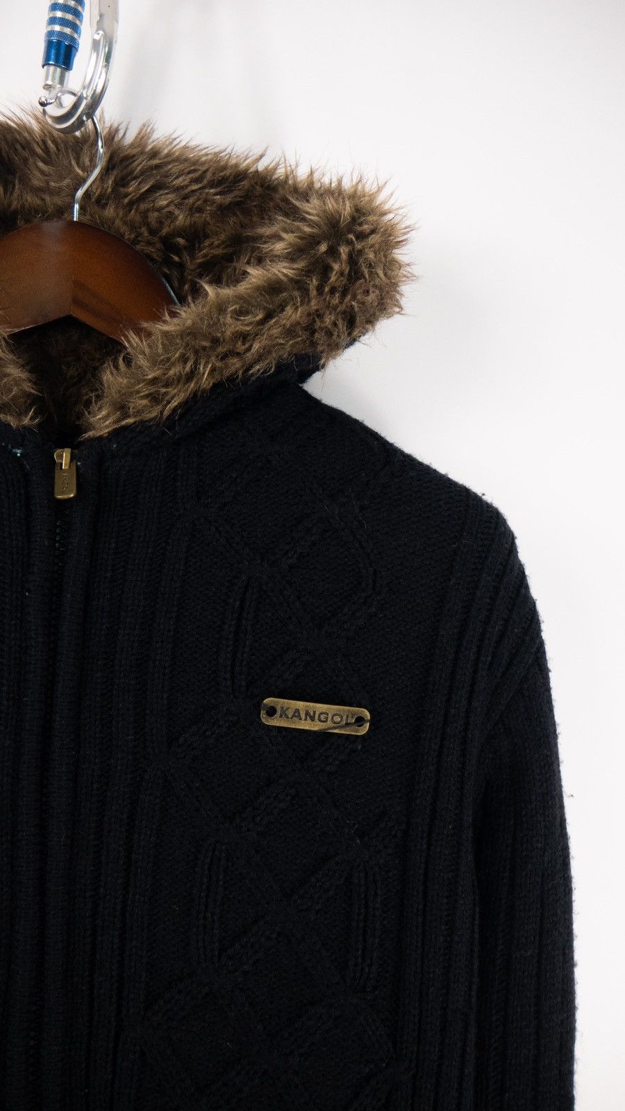 Kangol × Vintage Kangol Vintage sweater with fur Size US L / EU 52-54 / 3 - 2 Thumbnail