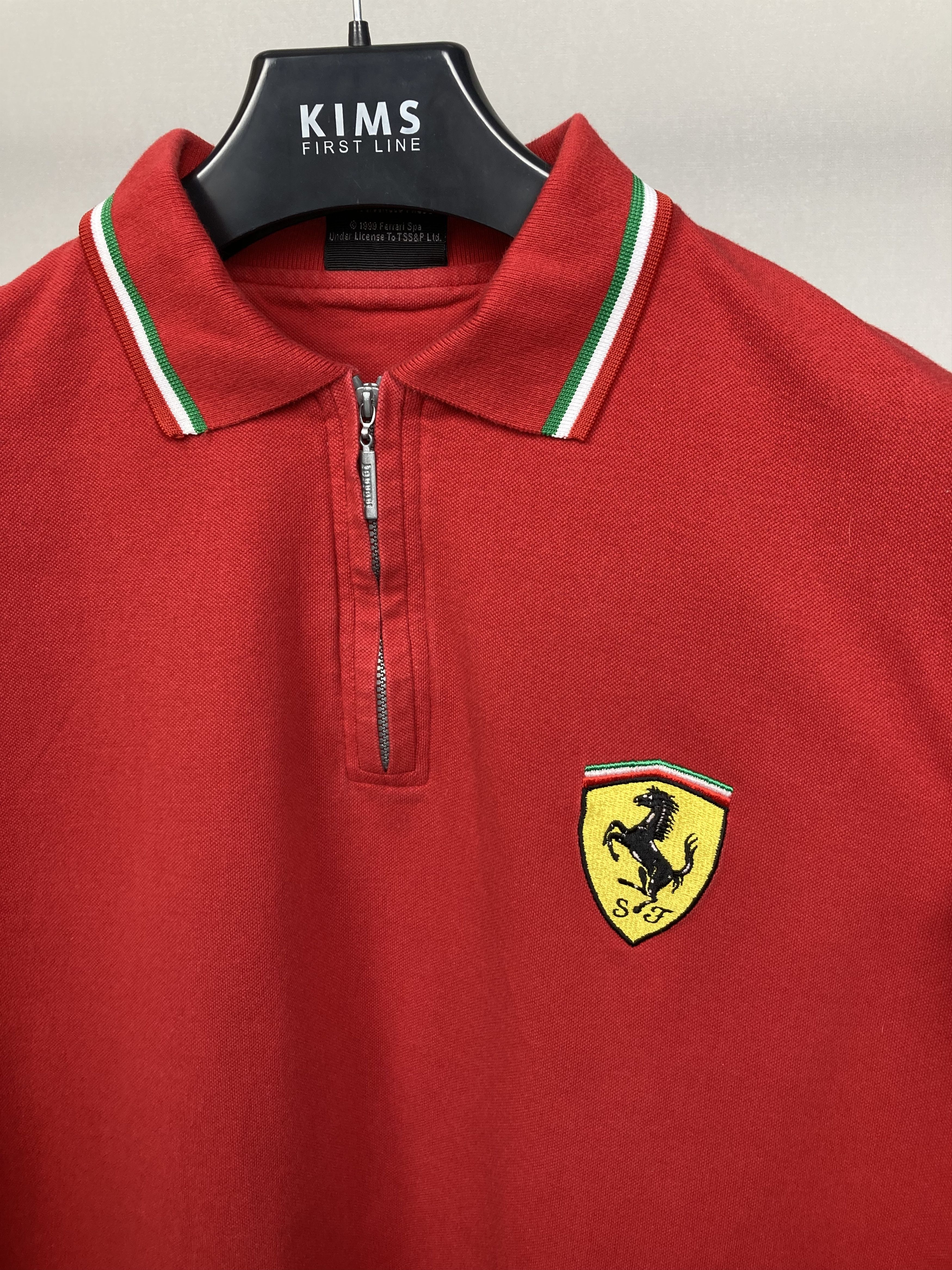 Ferrari 1999 Ferrari F1 Racing Team Embroidered Logo Polo Shirt Size US XL / EU 56 / 4 - 3 Thumbnail