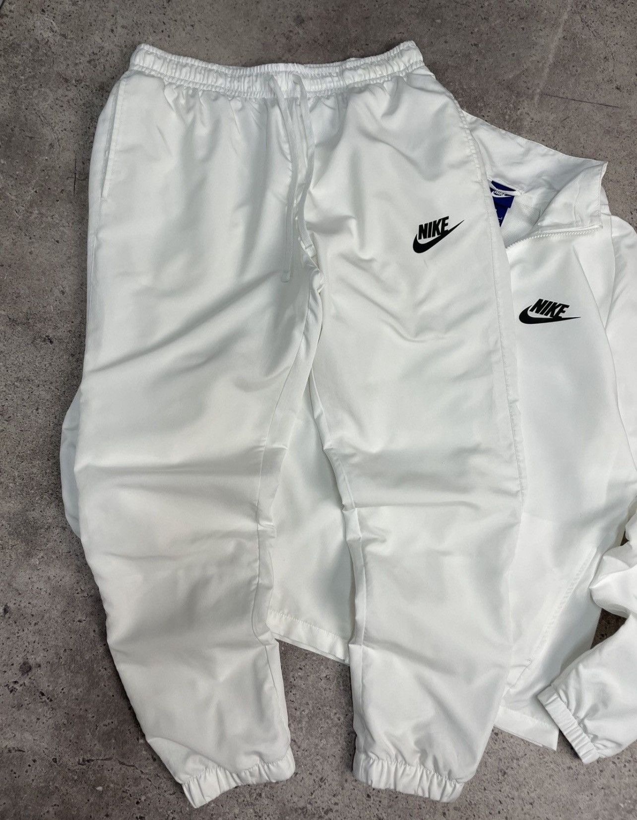 Nike Vintage Nike Tracksuit Nylon Jacket Pants Set Y2K Drill 00s Size 52R - 7 Thumbnail