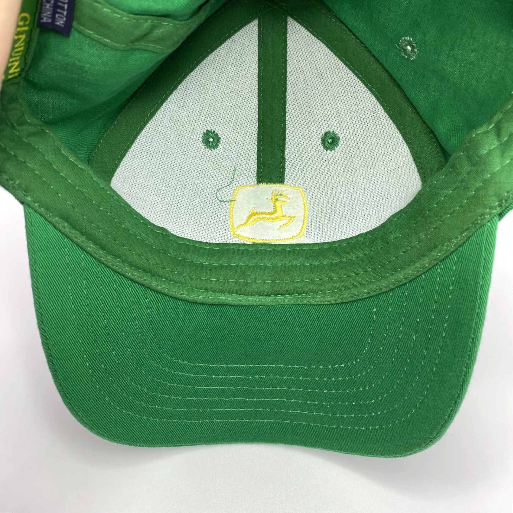 John Deere CARY FRANCIS JOHN DEERE LOGO BASEBALL CAP HAT ADJUSTABLE GREEN FARMING TRACTOR MEN'S Size ONE SIZE - 7 Thumbnail