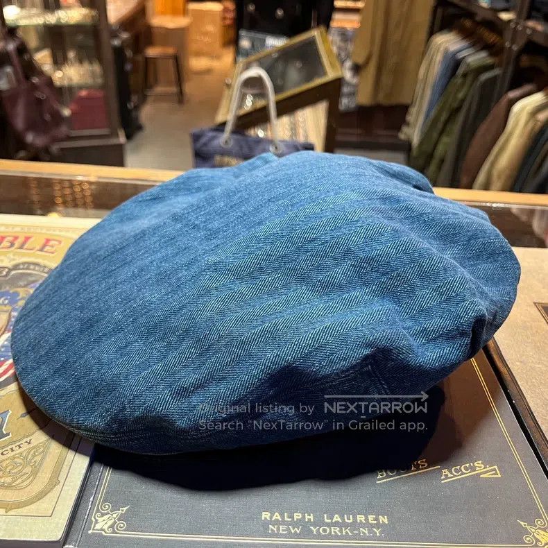 RRL Ralph Lauren RRL Ralph Lauren Blue striped beret hat Size ONE SIZE - 3 Thumbnail