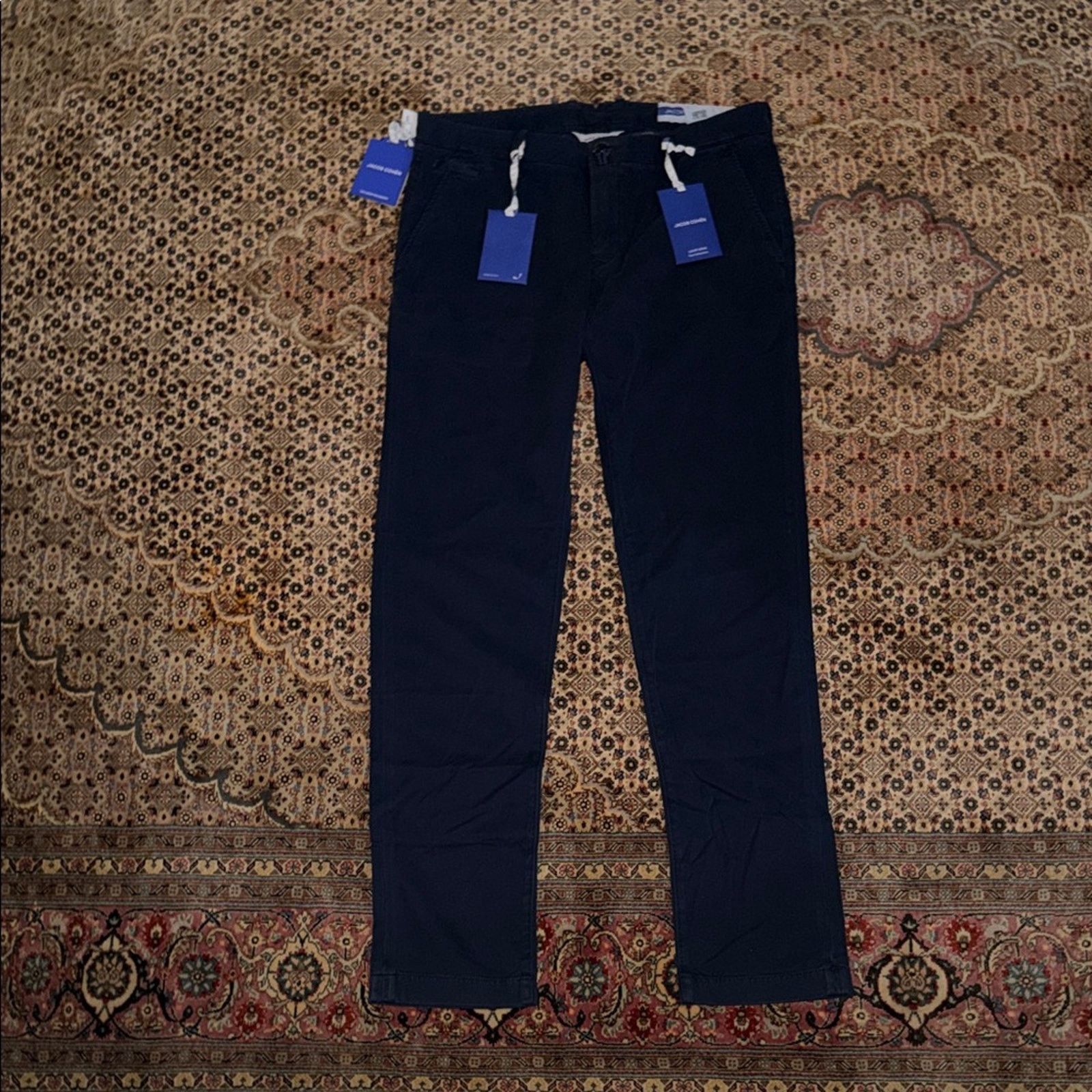 Jacob Cohen Jacob Cohen Dark Blue Trousers Men's Pants Size 35 Size US 35 - 11 Thumbnail