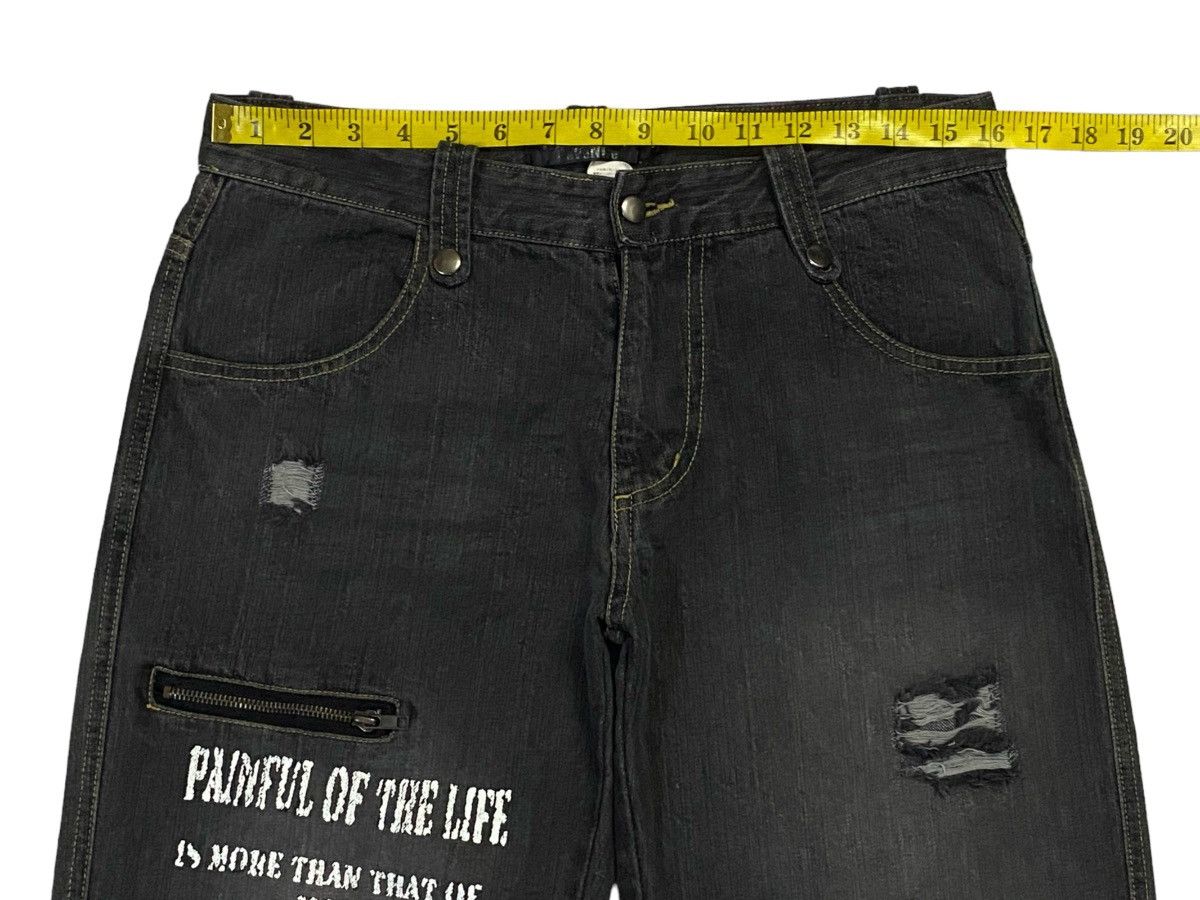 Japanese Brand Sex Pot Revenge Distressed Denim Pants Size US 32 / EU 48 - 4 Thumbnail