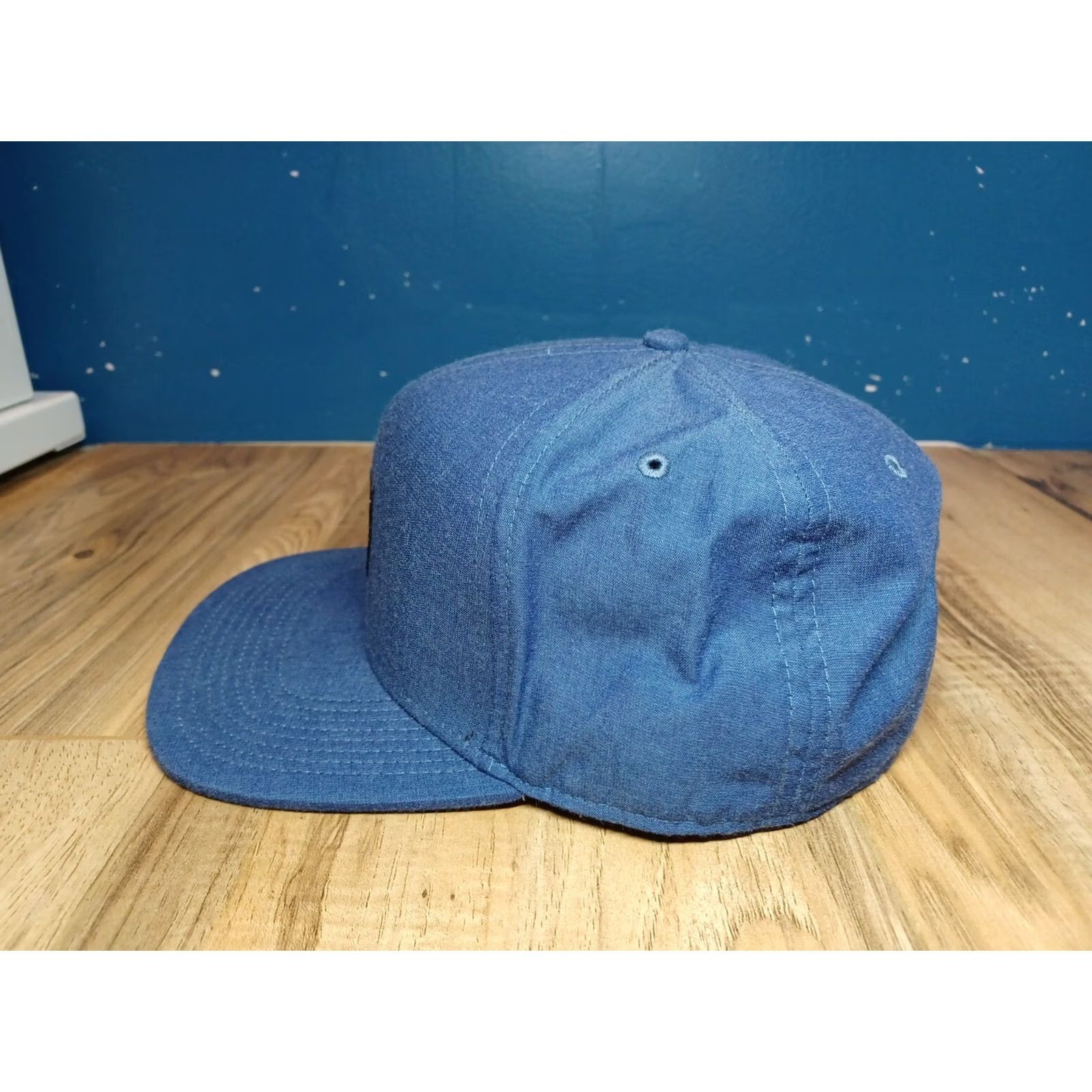 Nike VINTAGE Nike Hat Strapback Cap Dri Fit Blue Engineered Performance Size ONE SIZE - 2 Thumbnail