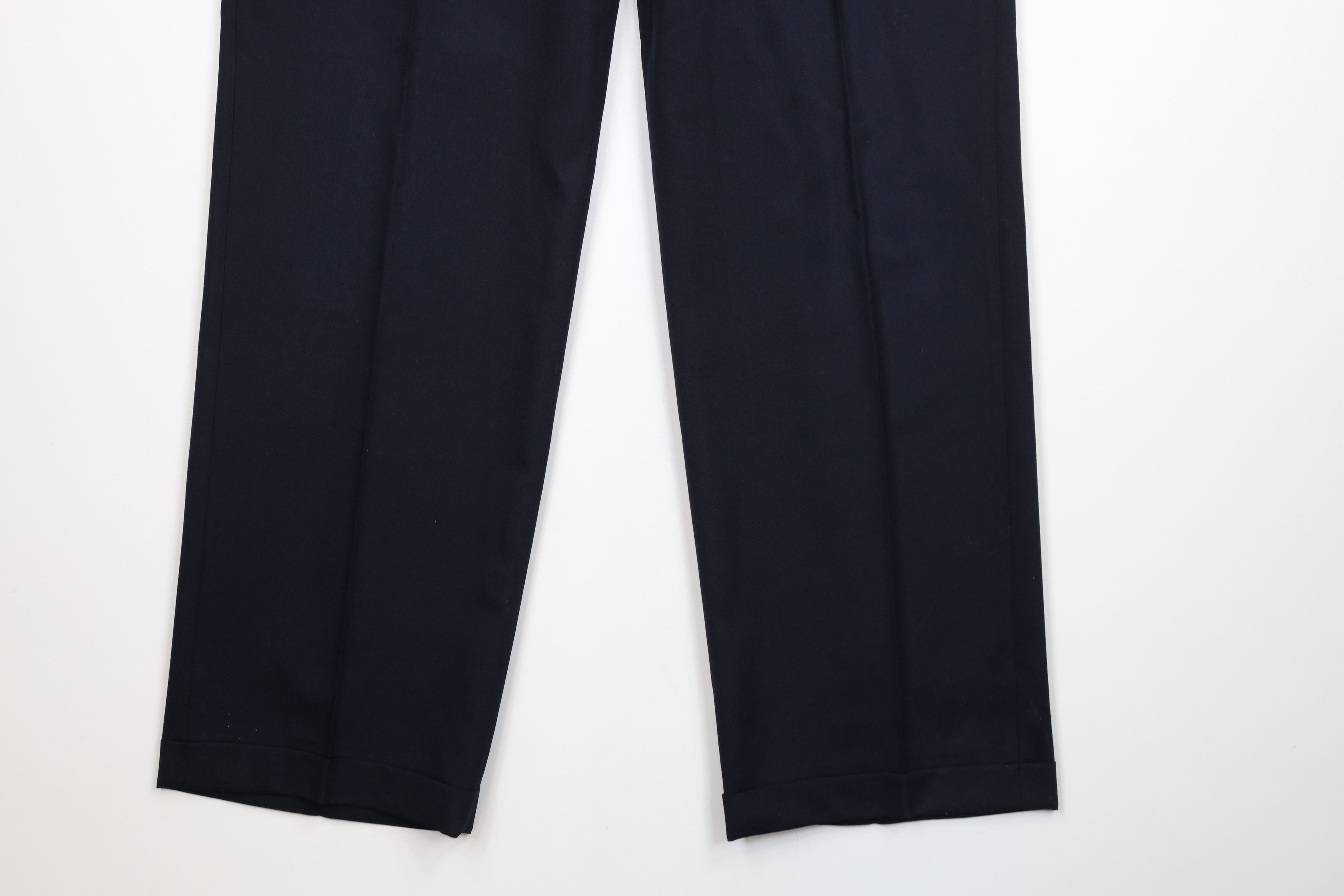 Vintage Vintage 70s Streetwear Pleated Cuffed Wide Leg Pants USA Size US 36 / EU 52 - 4 Thumbnail