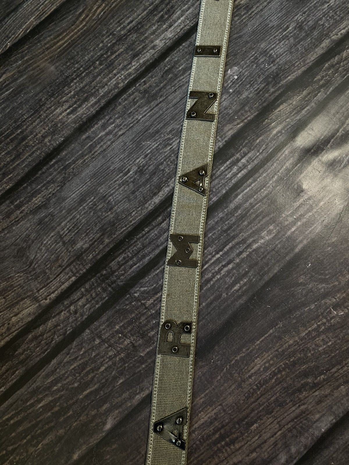 Armani Armani Army Vintage Big Logo Belt y2k Size ONE SIZE - 3 Thumbnail