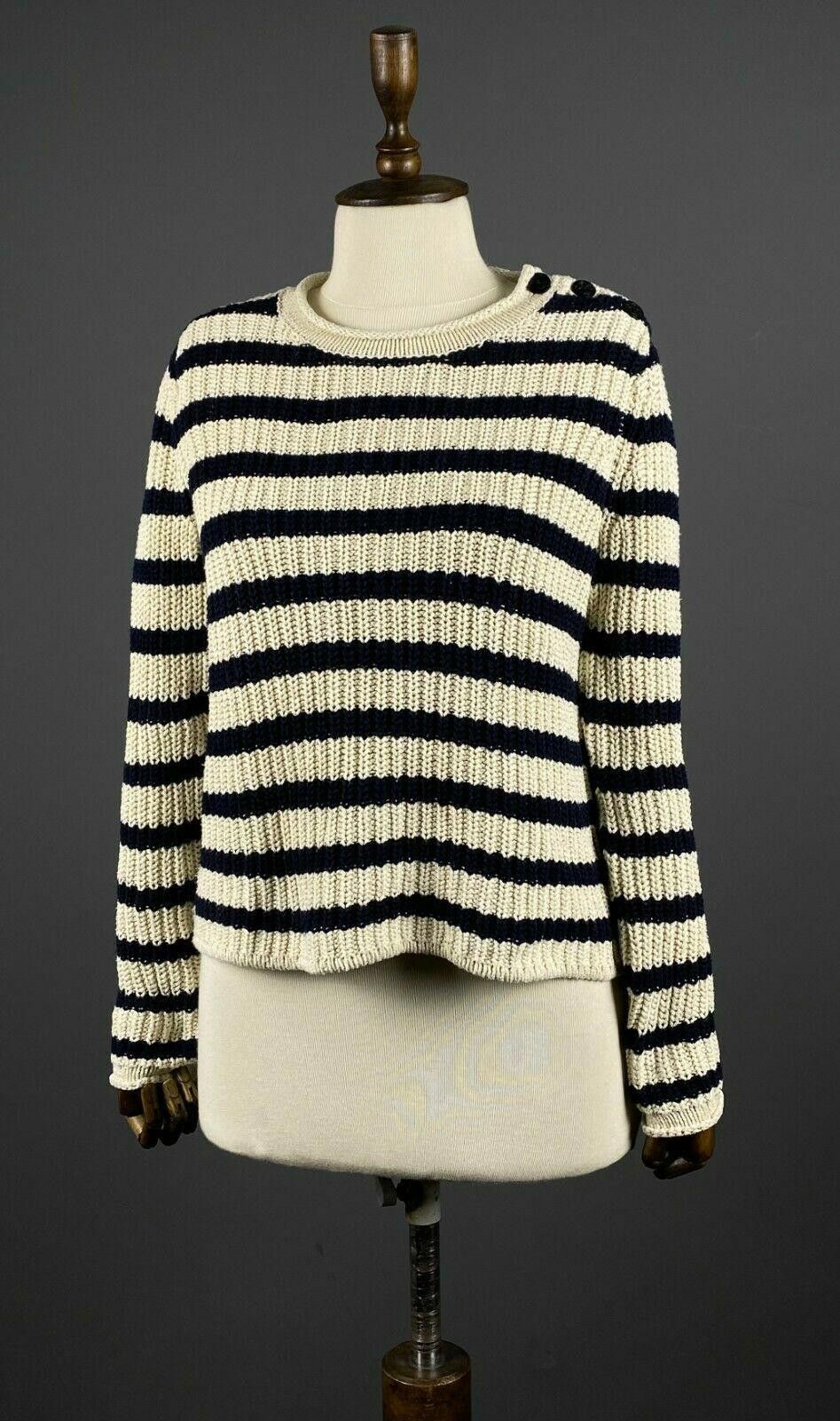 Denim & Supply Ralph Lauren Denim & Supply Ralph Lauren Cotton Stripe Sweater Size S Size S / US 4 / IT 40 - 1 Thumbnail