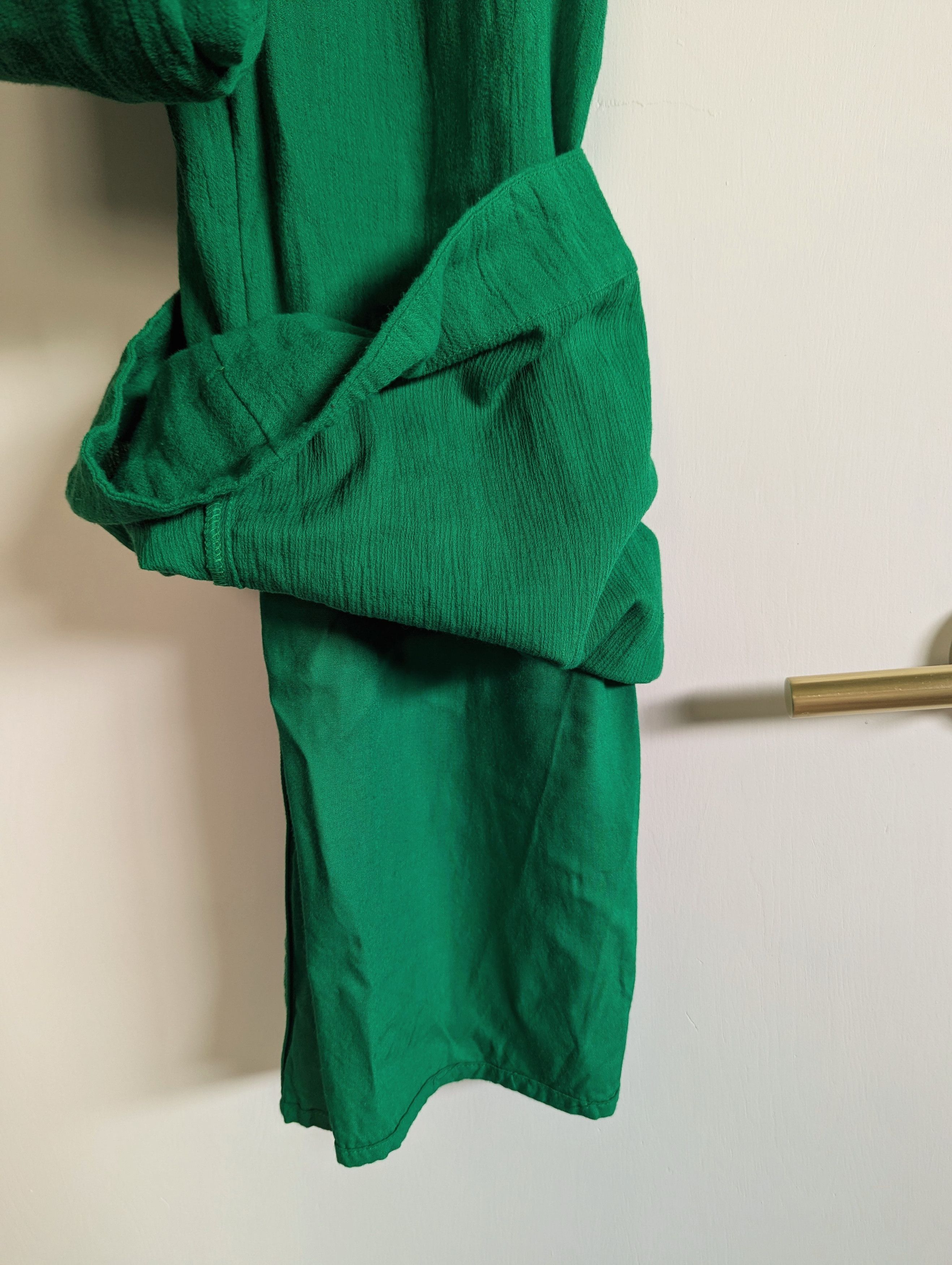Free People Free People Jumpsuit Kelly Green Boho Overalls Jumpsuit XS Size 25" / US 0 / IT 36 - 13 Thumbnail