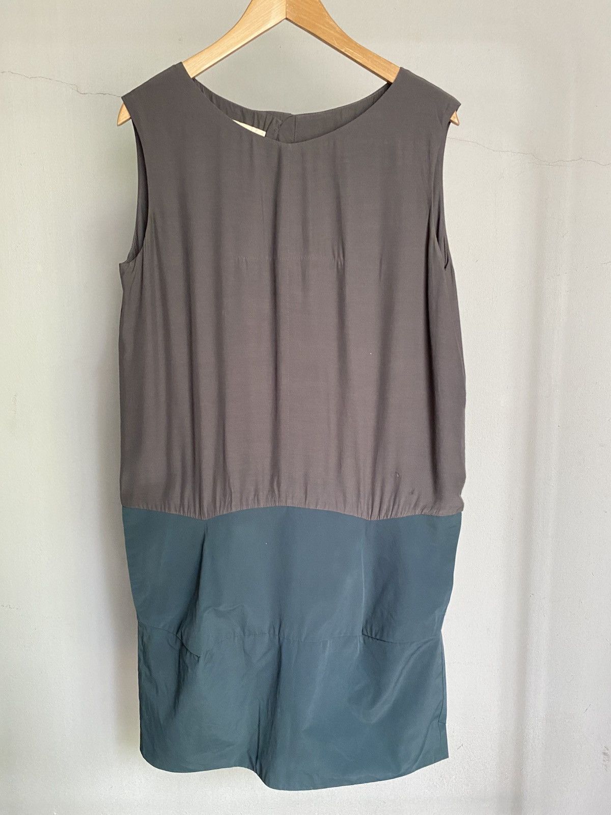 Marni MARNI Brown Top and Navy Blue Skirt Mini Dress Size XS / US 0-2 / IT 36-38 - 13 Thumbnail