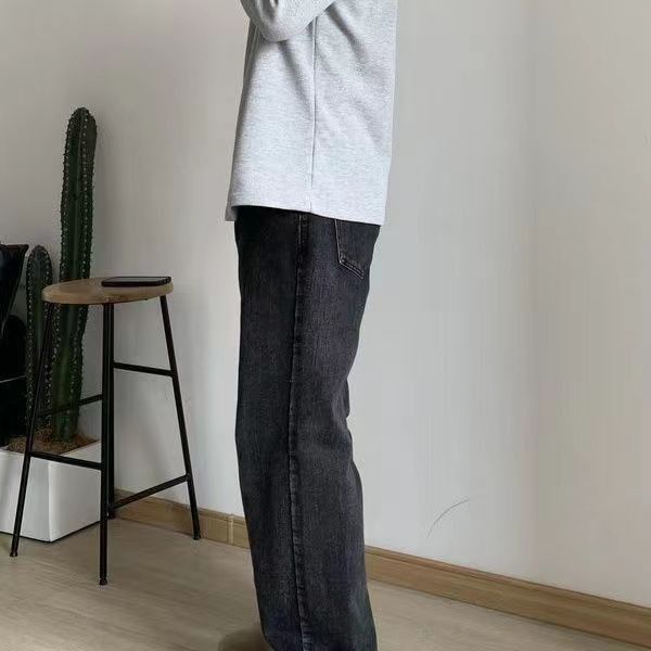 Japanese Brand × Vintage Black High Street Vintage Loose Fit Jeans Size US 33 - 1 Thumbnail