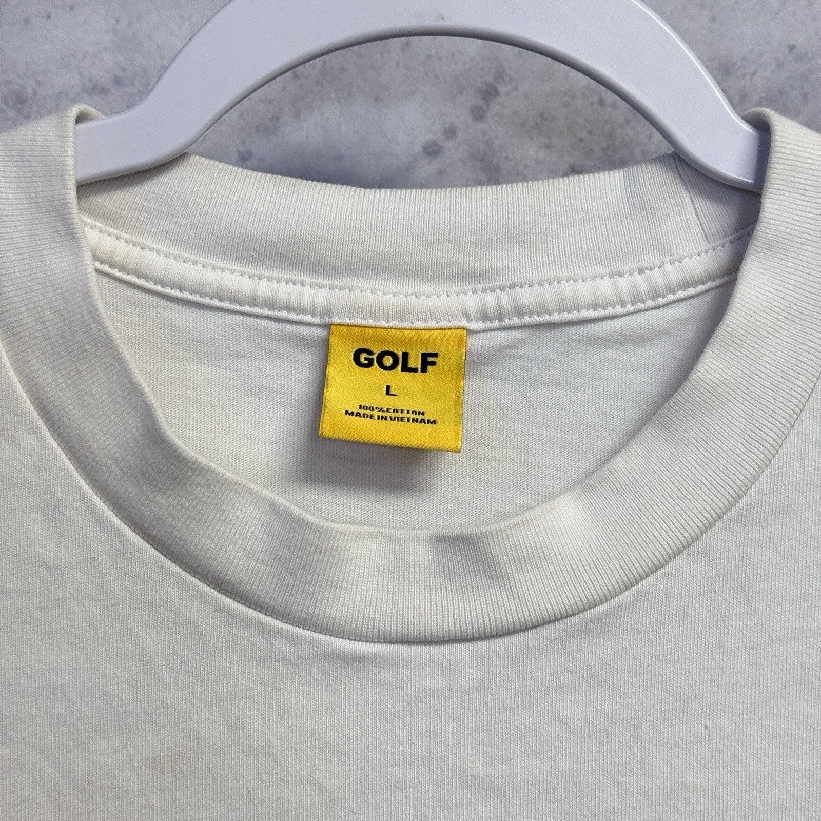 Golf Wang Golf Wang T Shirt Mens Large White Short Sleeve Skater Grung Size US L / EU 52-54 / 3 - 4 Thumbnail