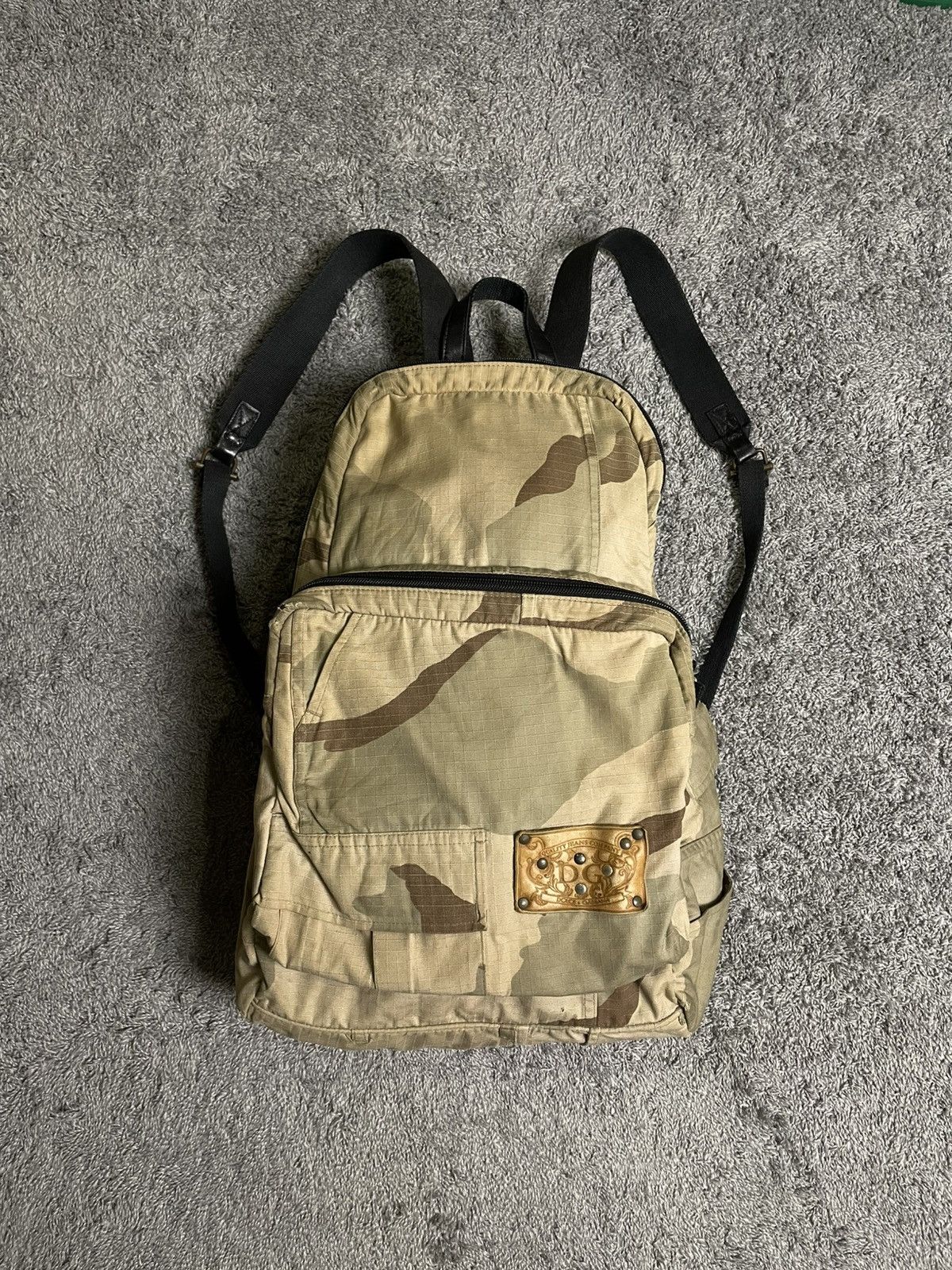 Dolce & Gabbana Dolce & Gabbana Reconstruct Camo Cargo Bagpack Size ONE SIZE - 1 Thumbnail