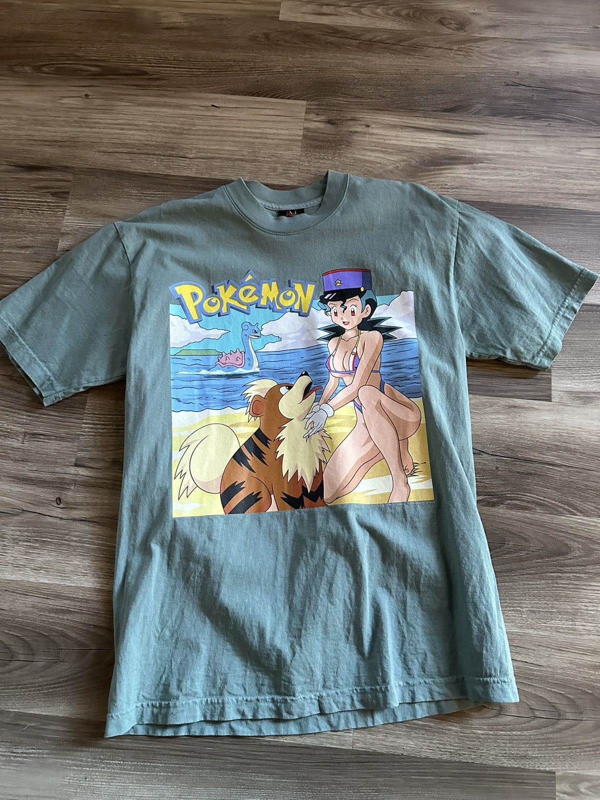 Other Deadstock Luis Officer Jenny Pokemon Tee Teal size Medium Size US M / EU 48-50 / 2 - 2 Thumbnail