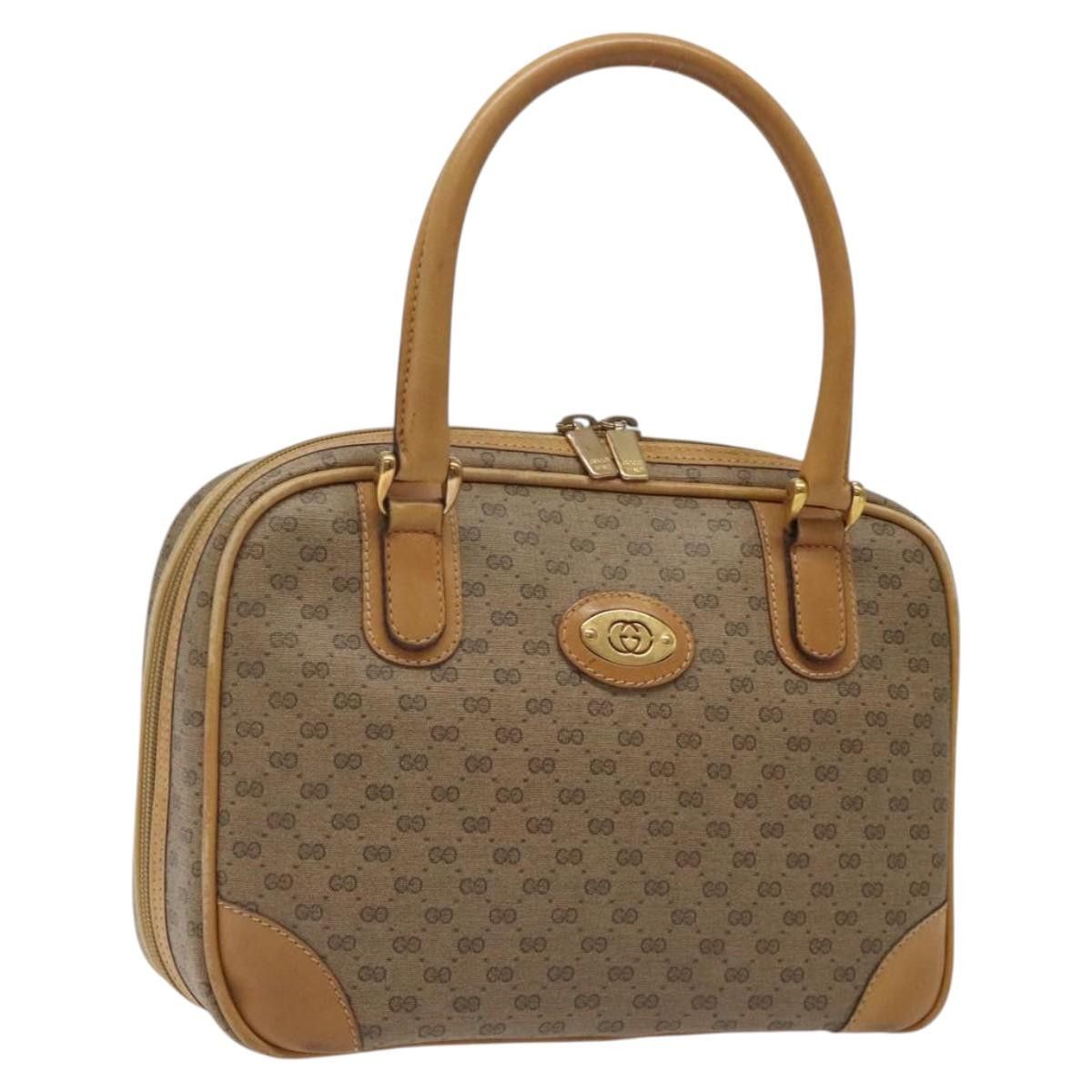 Gucci GUCCI Micro GG Supreme Hand Bag Pvc Beige Gold 000 39 000 39 Size ONE SIZE - 1 Thumbnail
