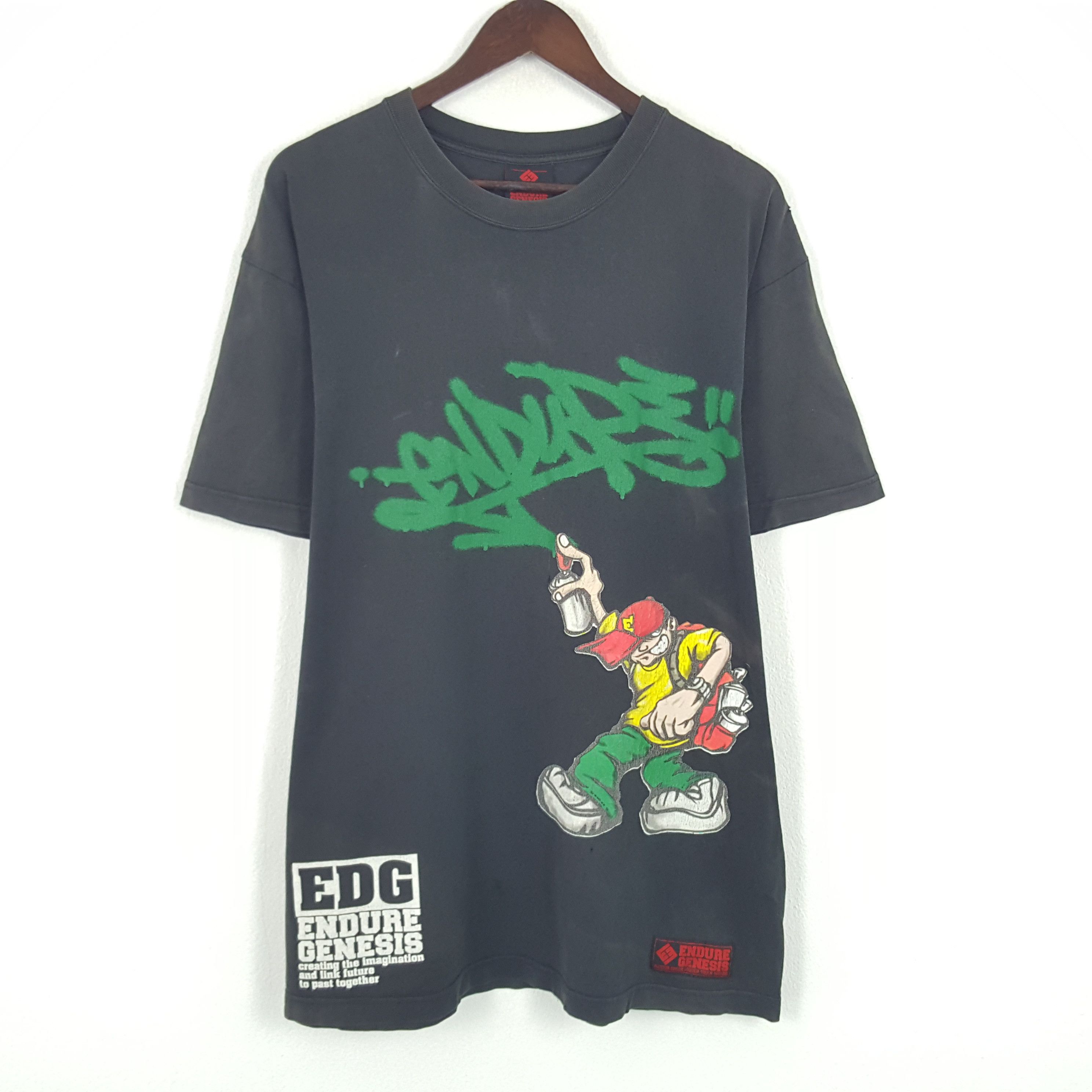 Vintage Vintage Endure Streetwear Tshirt Size US XL / EU 56 / 4 - 1 Thumbnail