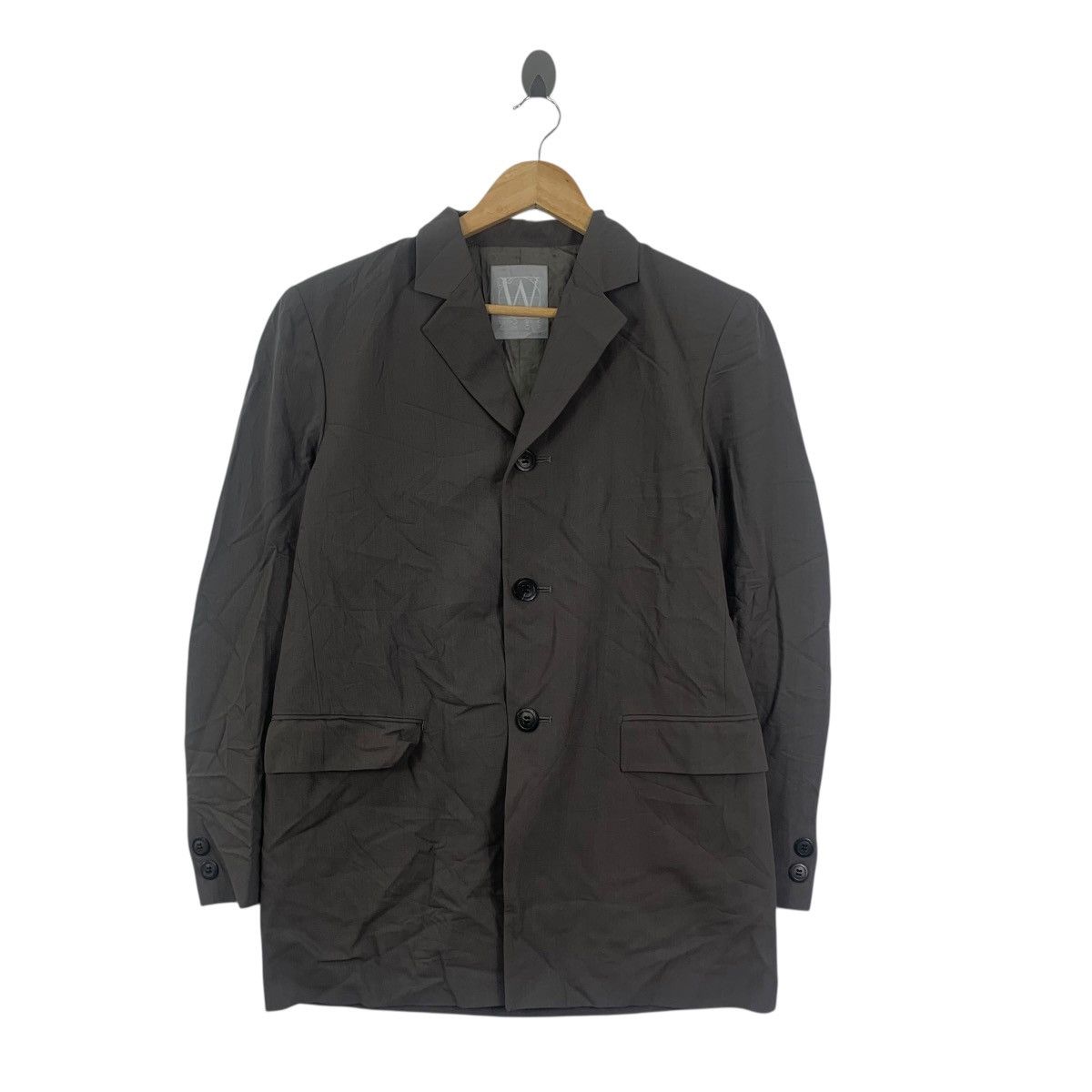 Yohji Yamamoto Vintage 80’ YOHJI YAMAMOTO WORKSHOP Collection Blazer Coat Size 34S - 3 Thumbnail