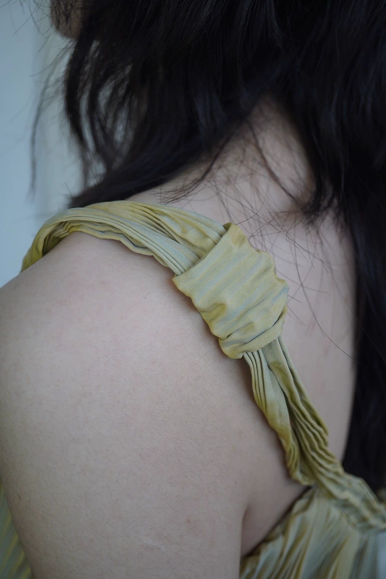 Issey Miyake Issey Miyake 2000s Yellow-Green Double Layer Cami Top Size ONE SIZE - 9 Thumbnail