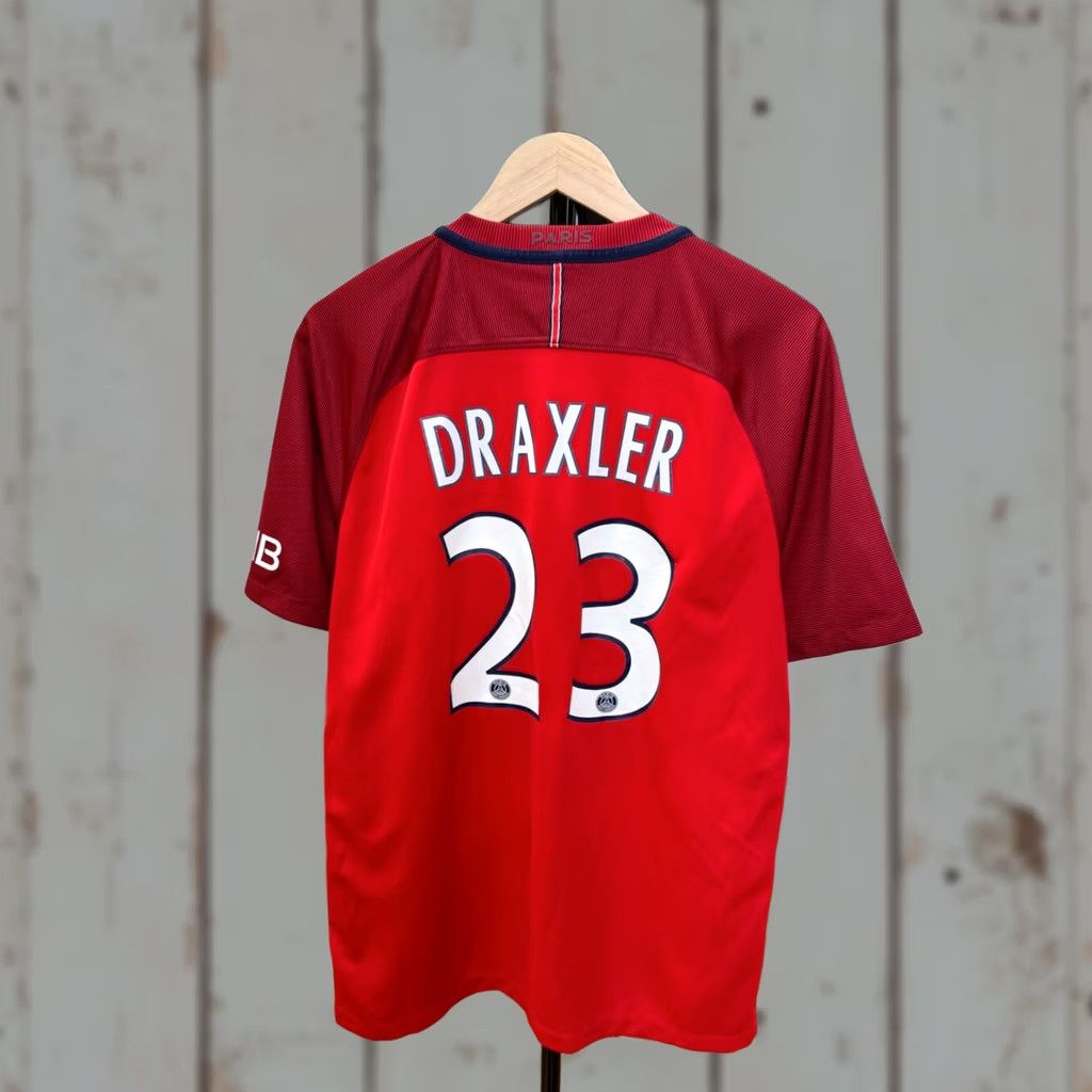 Nike Nike Draxler PSG Paris Saint Germain 2016 Soccer Jersey T-Shirt L Red Mens Size US L / EU 52-54 / 3 - 1 Thumbnail