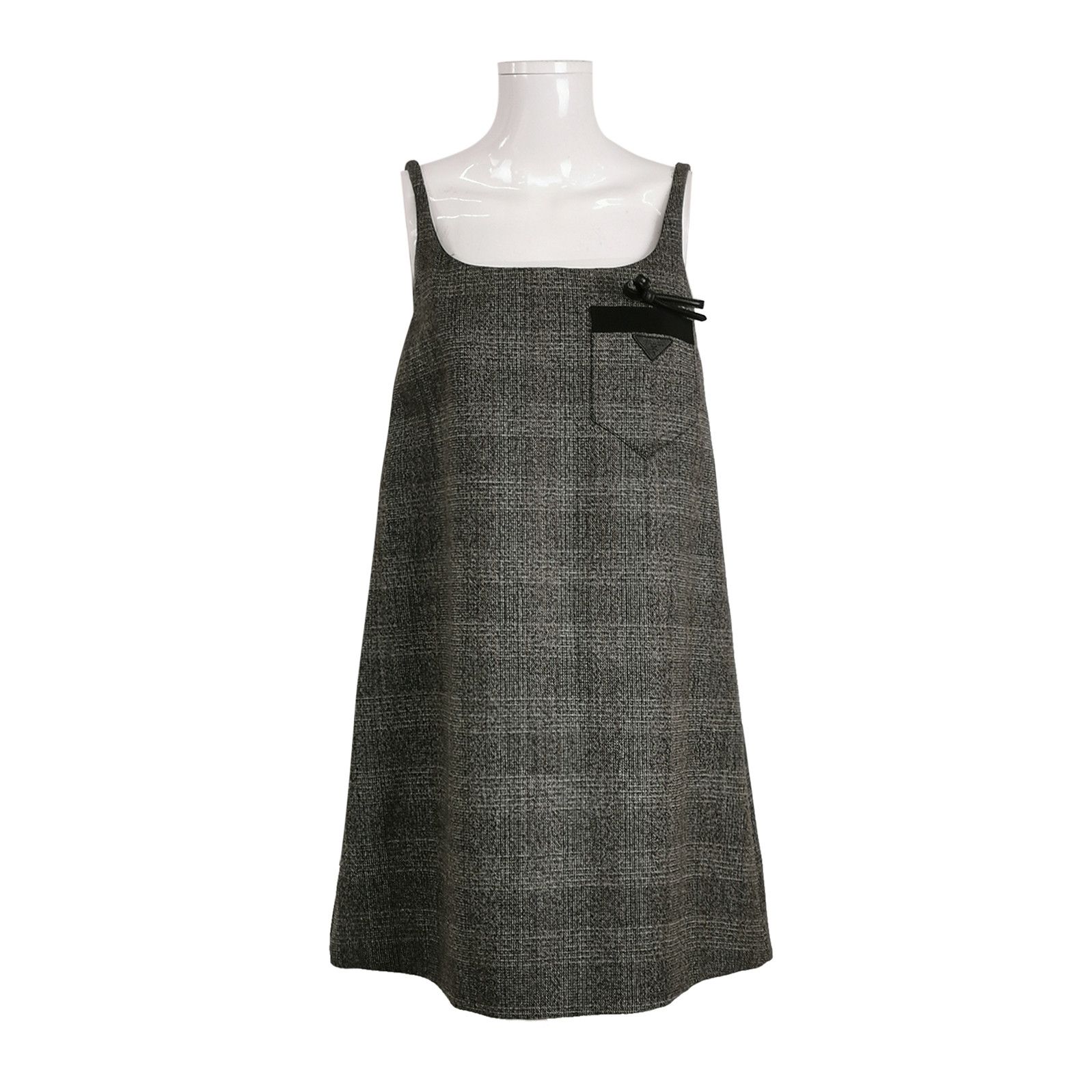 sachin and babi light blue dress Prada prada gray wool sleeveless dress with bow