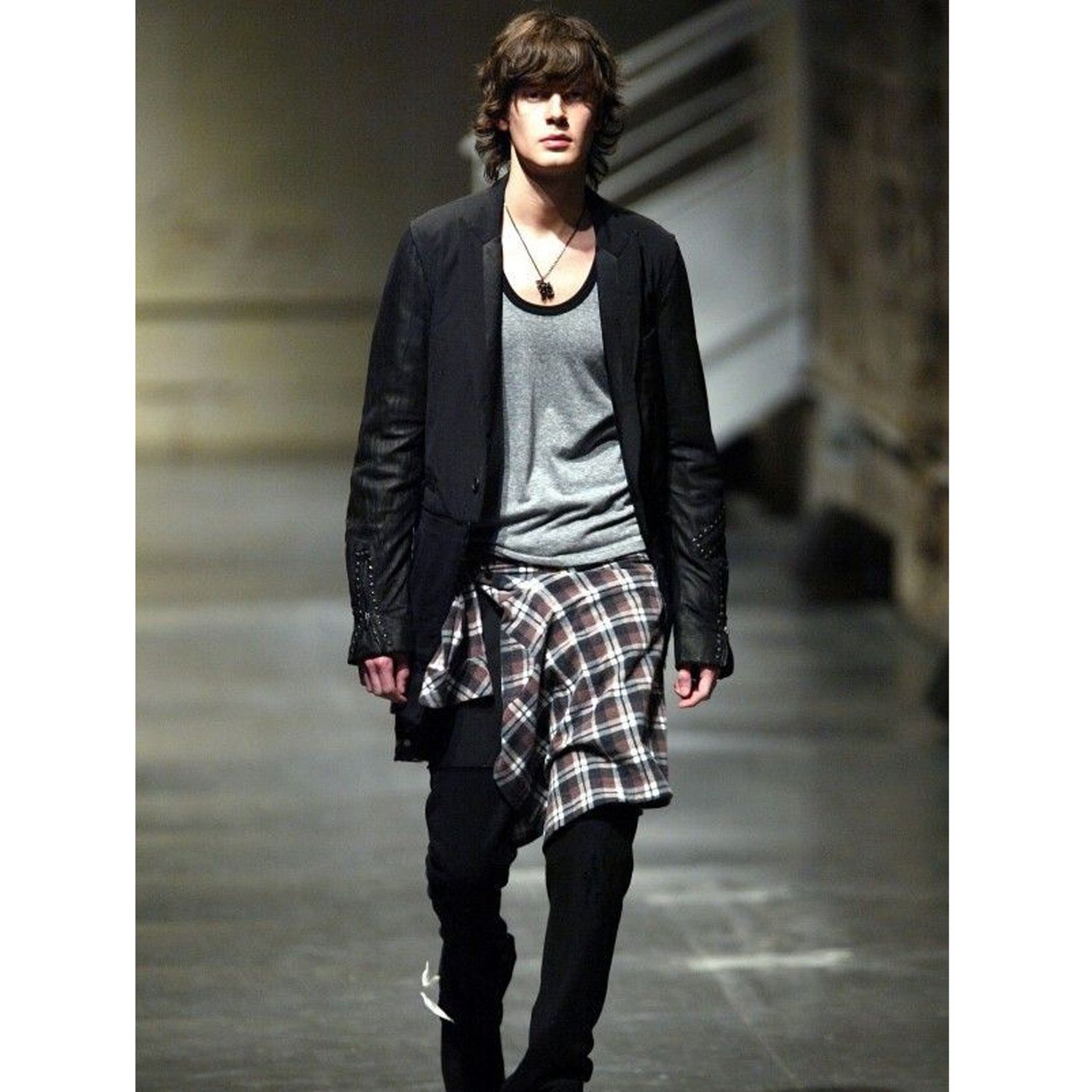 Number (N)ine AW05 "The High Streets" Hybrid Docking Blazer Jacket Size US M / EU 48-50 / 2 - 2 Thumbnail