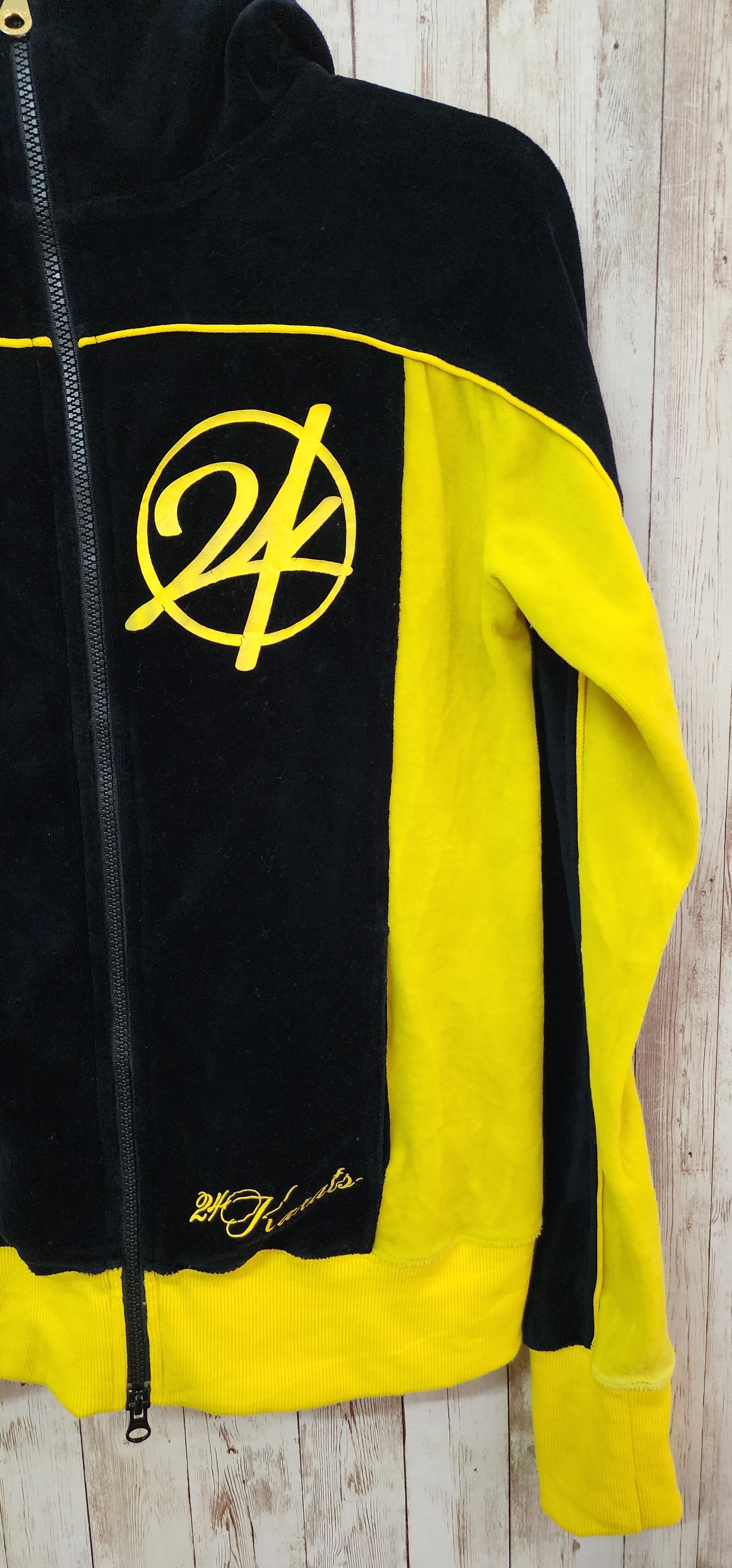 Japanese Brand Gold 24K Digger Velour Hoodie Size S / US 4 / IT 40 - 10 Thumbnail