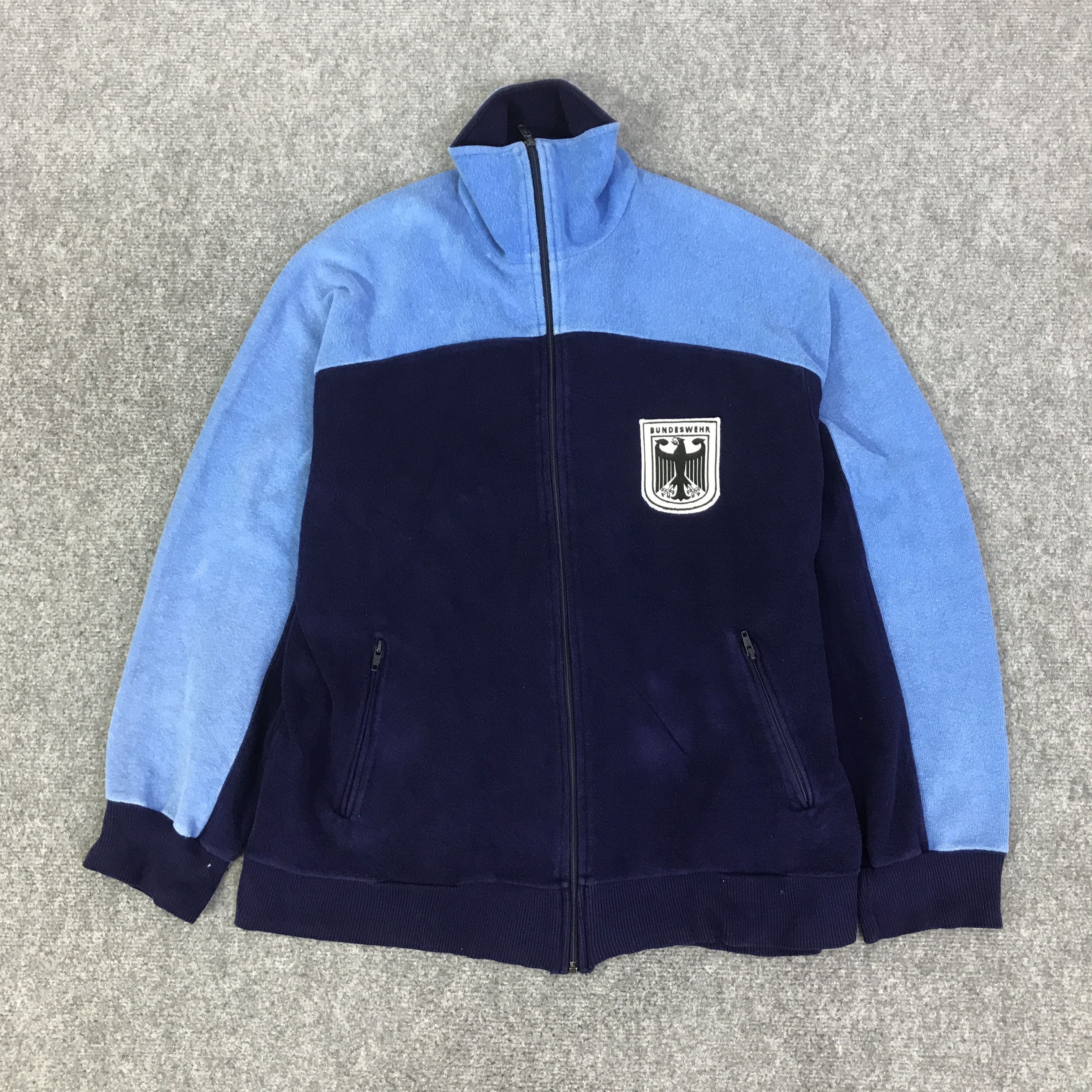 90S BUNDESWEHR SWEATER ZIP JACKET K98B19