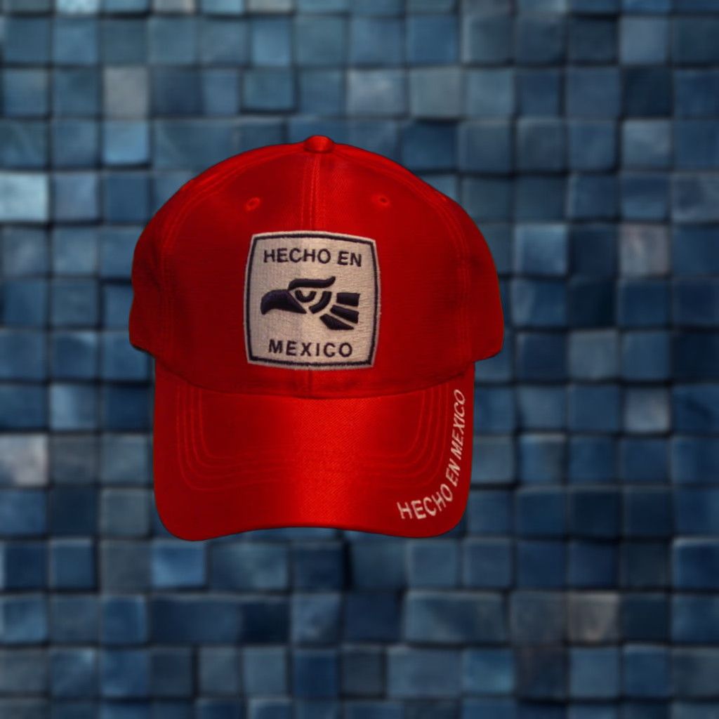 Vintage VINTAGE Baseball Cap Men Adjustable Red Mexico Theme Unbranded Made in Mexico Size ONE SIZE - 1 Preview