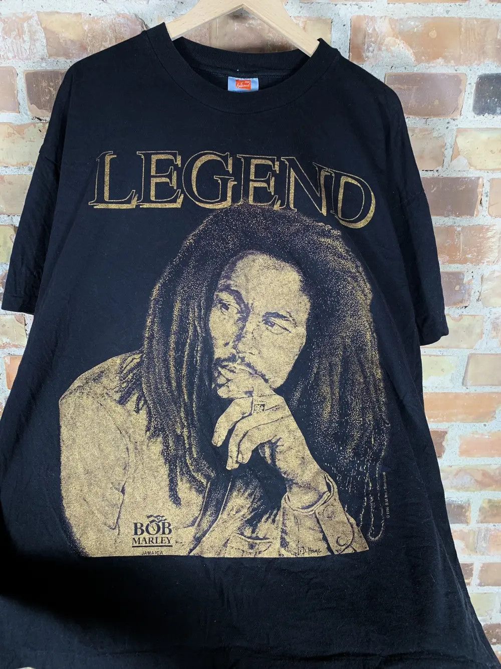 Rap Tees Vintage 1996 Bob Marley Legend T Shirt Tee Single Stitch Size US XXL / EU 58 / 5 - 4 Thumbnail